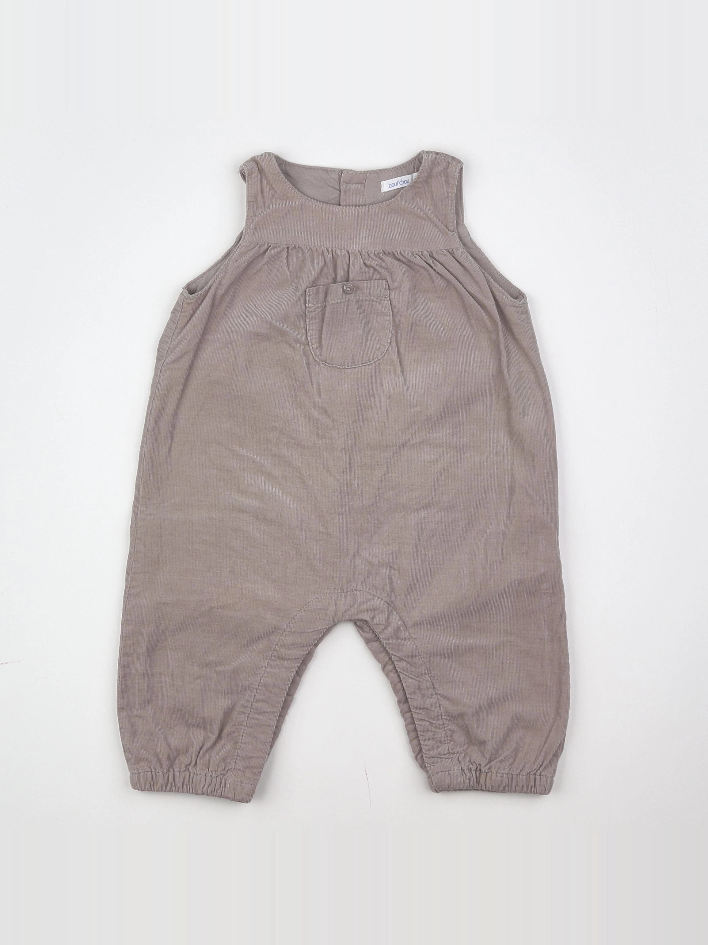 Boutchou - combinaison marron - 6 mois