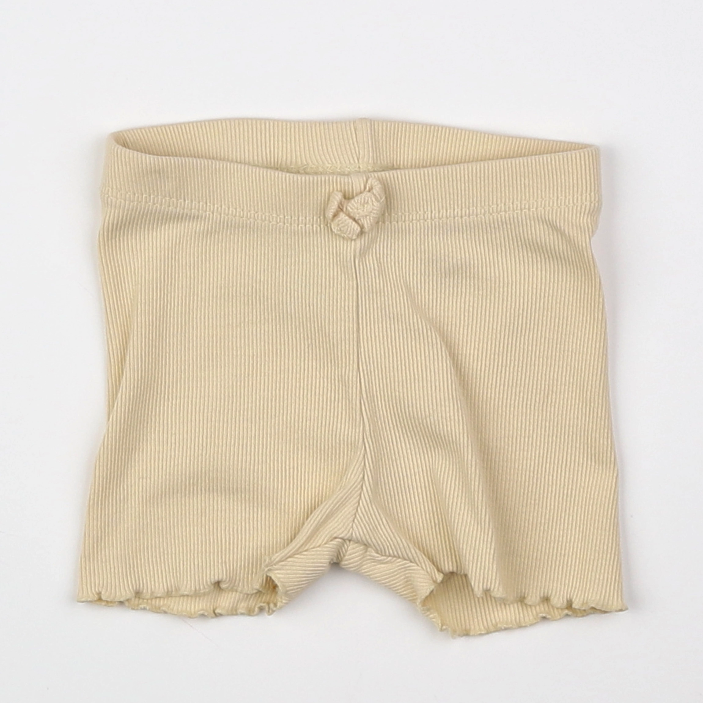 H&M - short beige - 3/6 mois