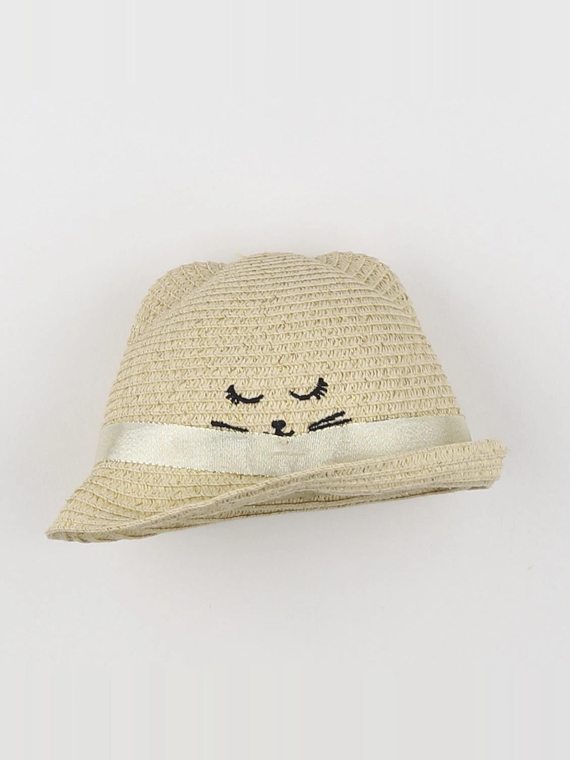 Vertbaudet - chapeau beige, or - 3/6 mois