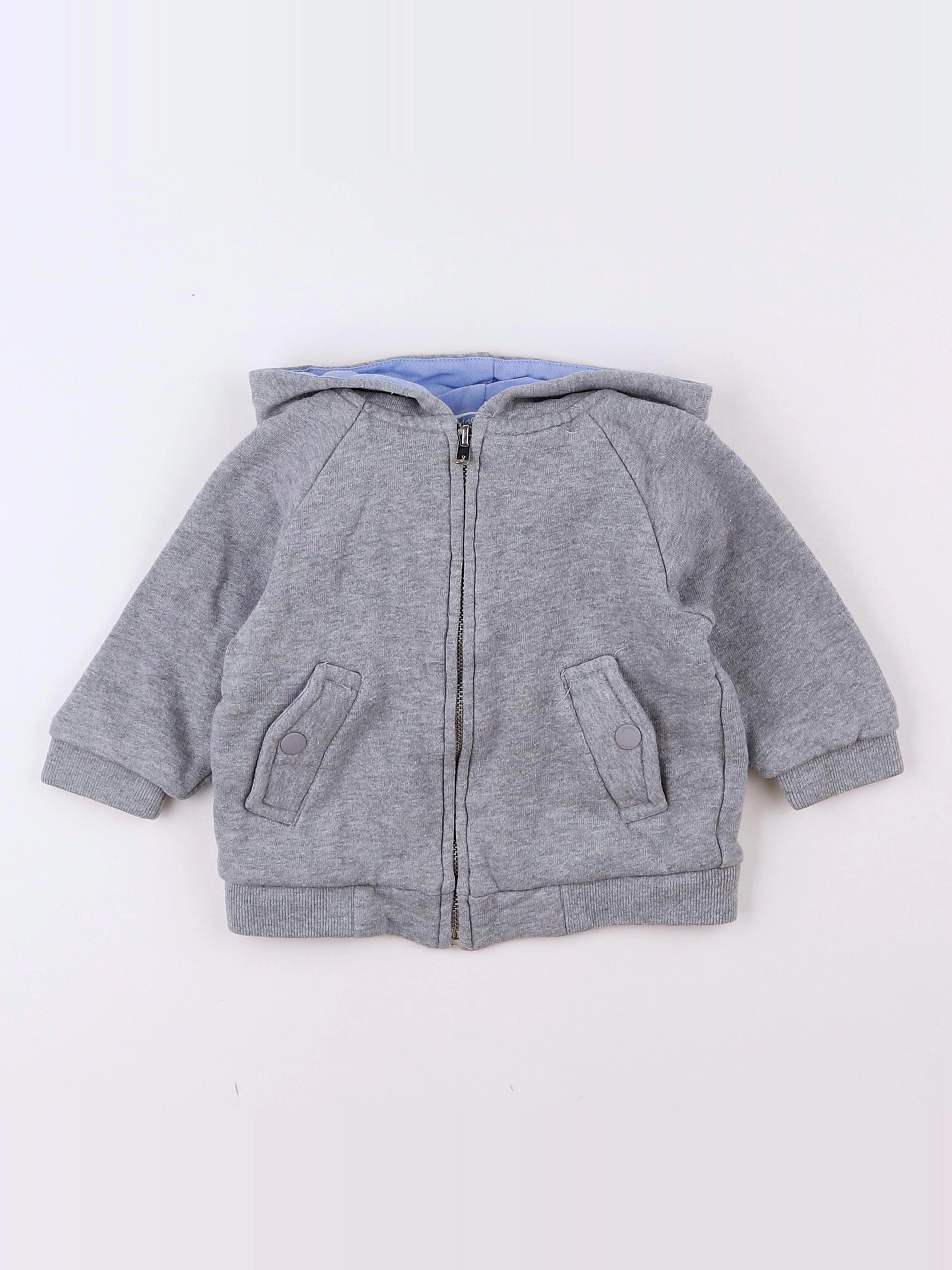 Jacadi - sweat gris - 12 mois