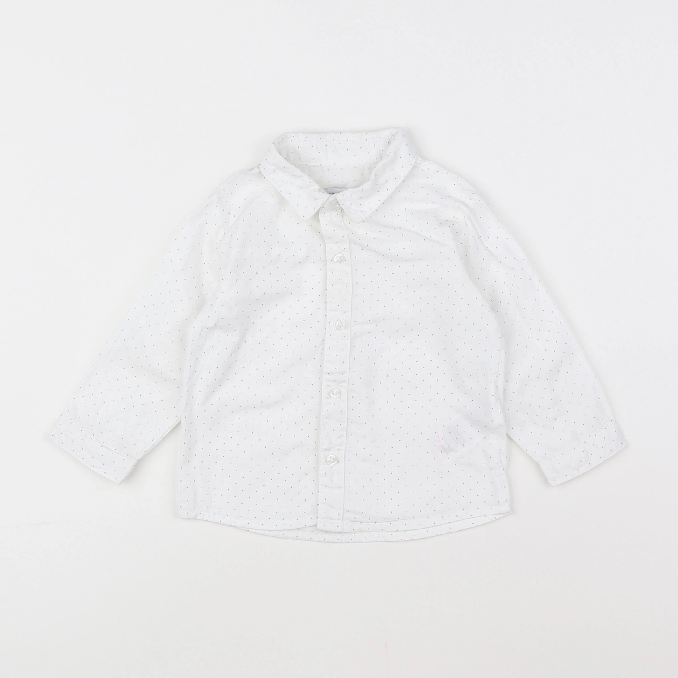 Vertbaudet - chemise blanc - 12 mois