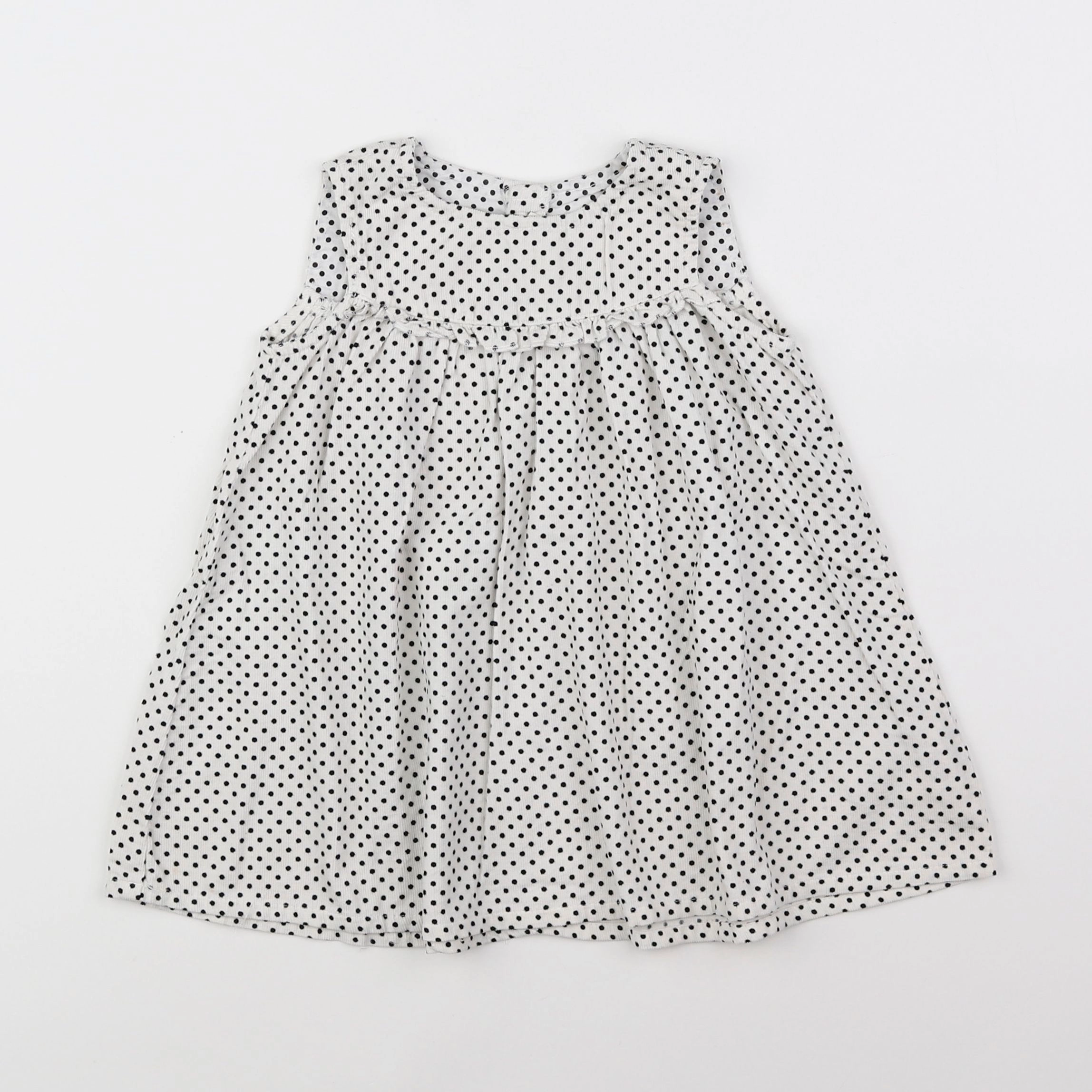 H&M - robe blanc - 9/12 mois