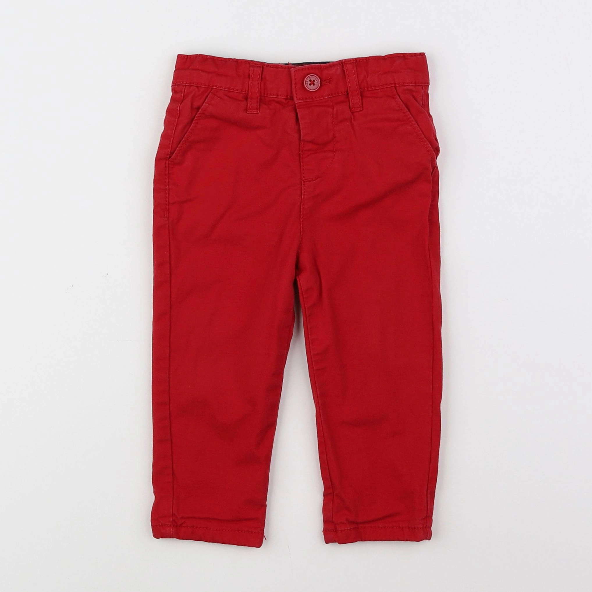 Tape à l'oeil - pantalon rouge - 12 mois