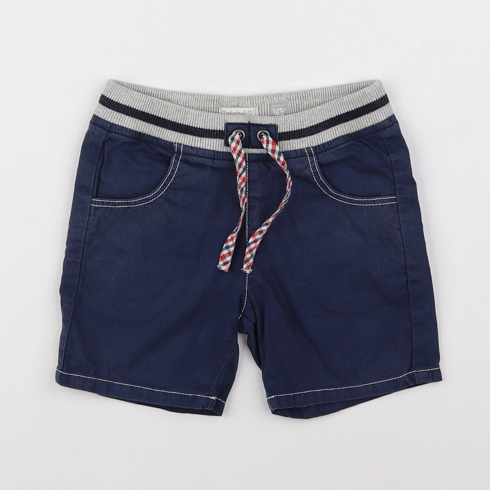 Timberland - short bleu - 12 mois