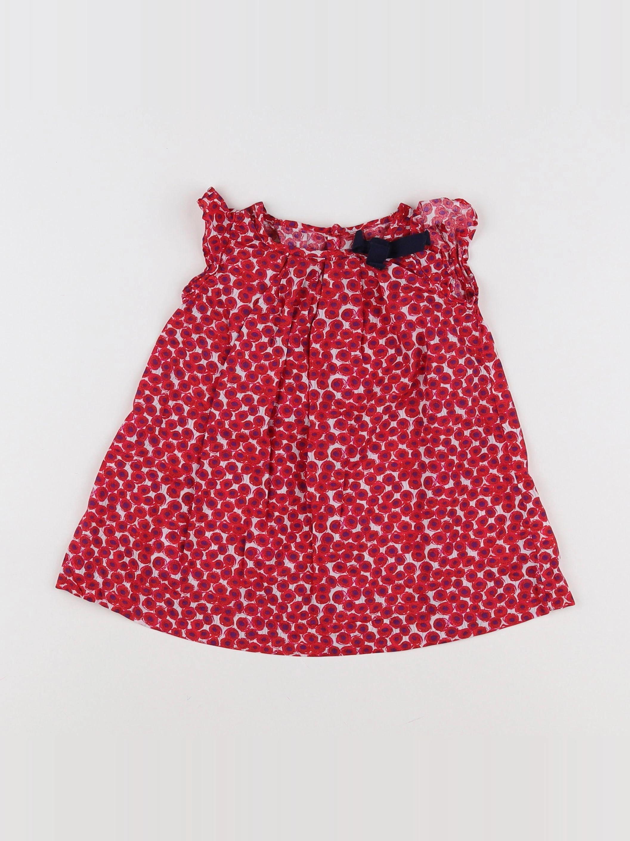 Jacadi - robe rouge - 6 mois