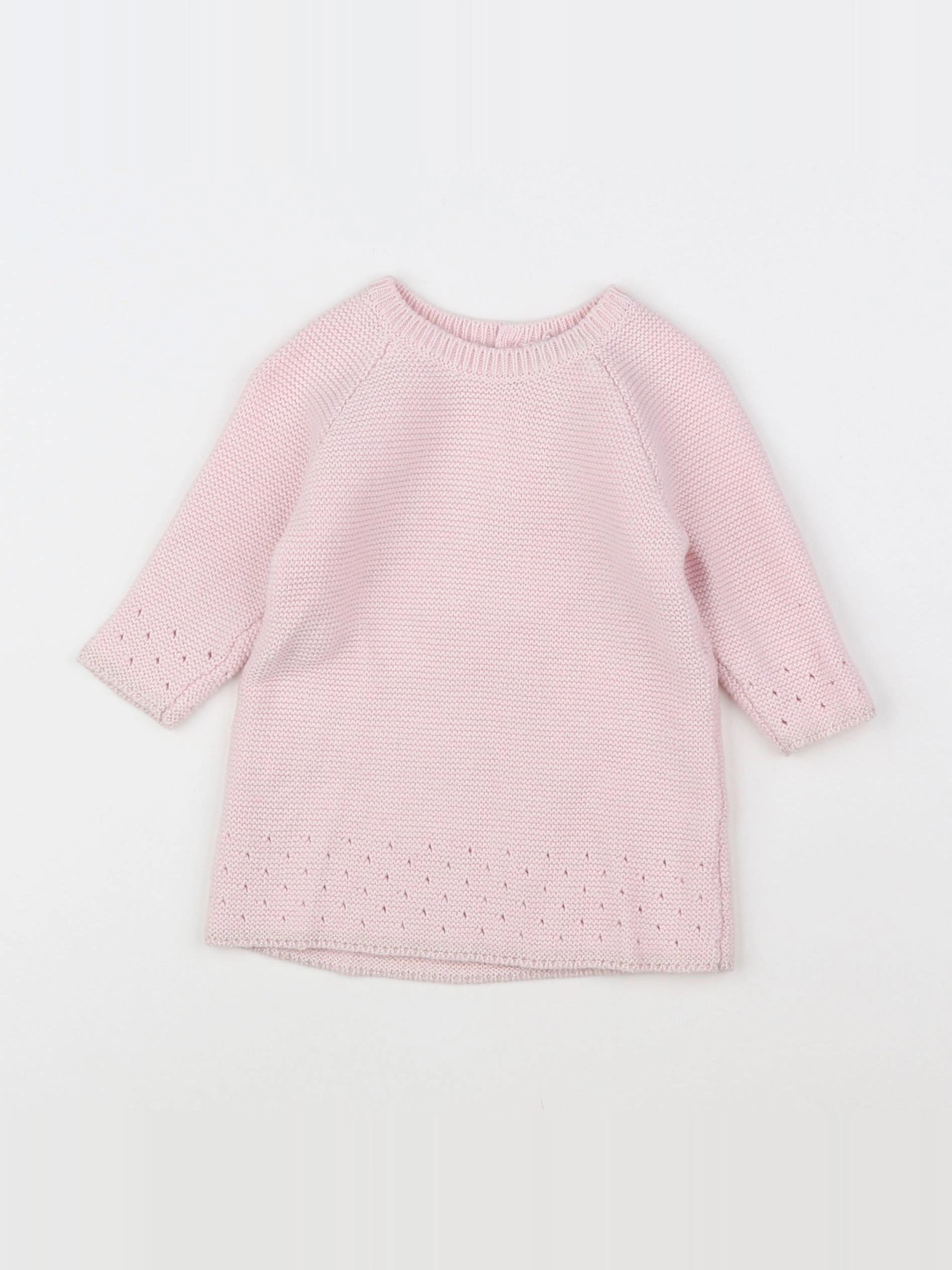 Jacadi - robe rose - 6 mois
