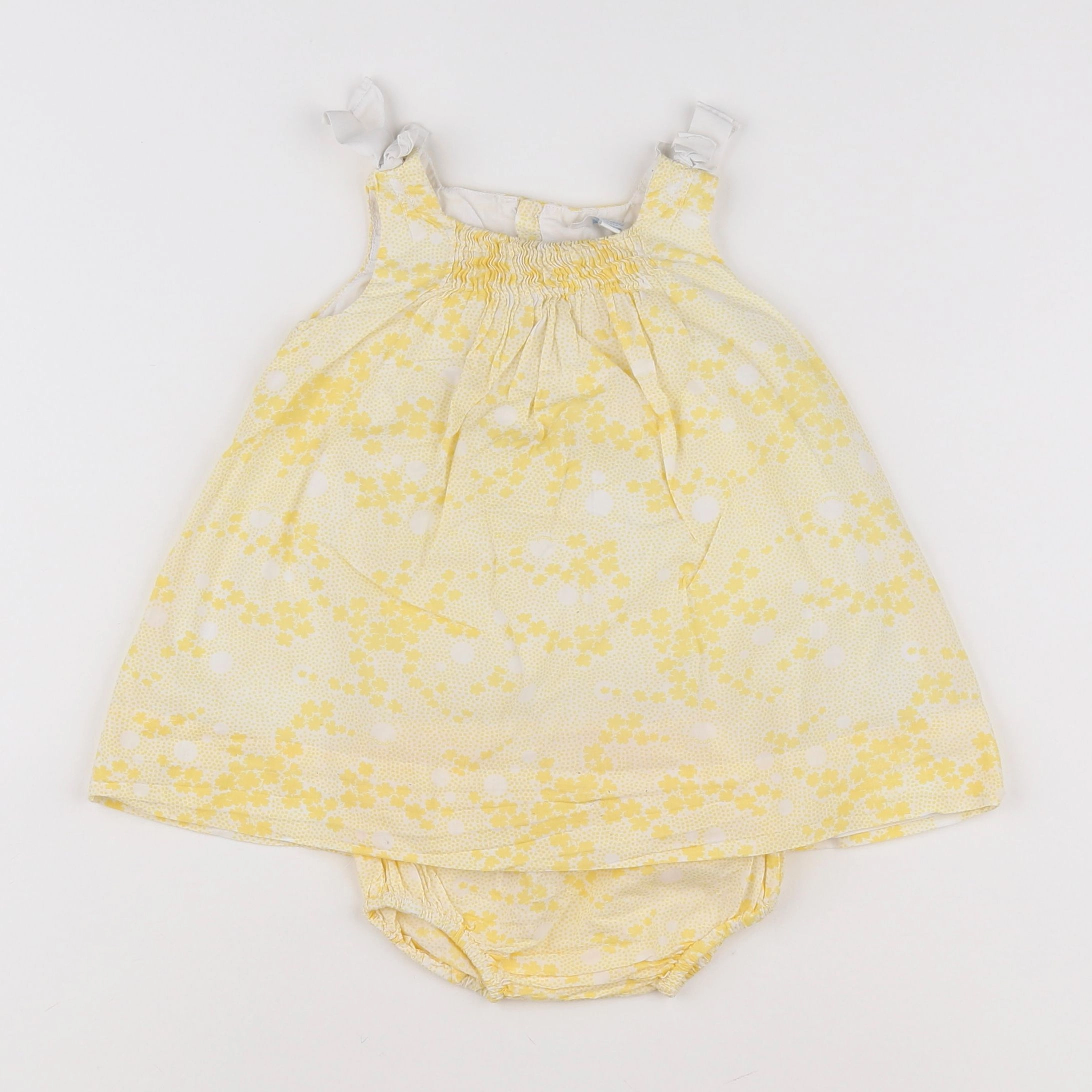Jacadi - robe jaune - 6 mois