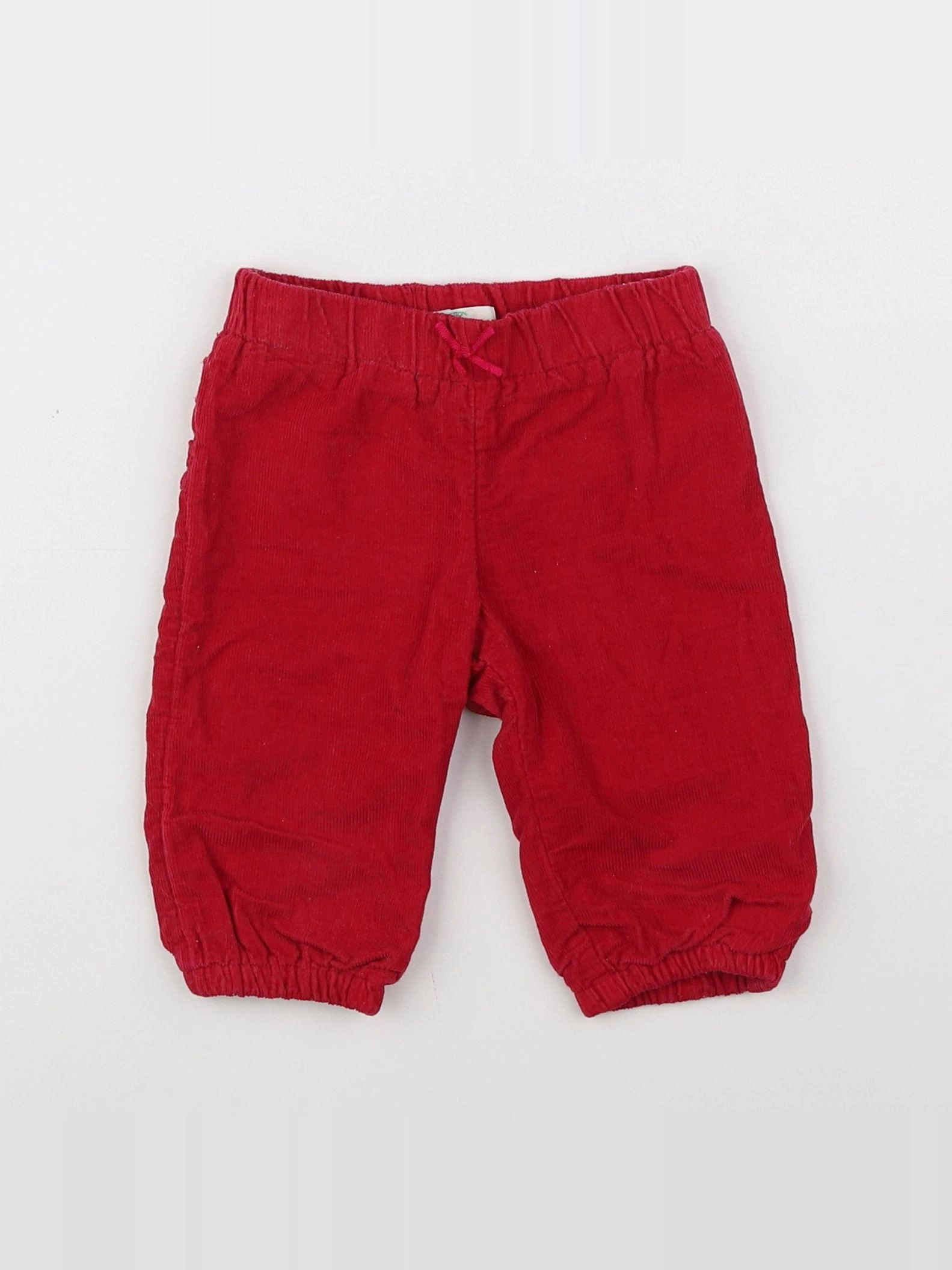 Benetton - pantalon rose - 3/6 mois