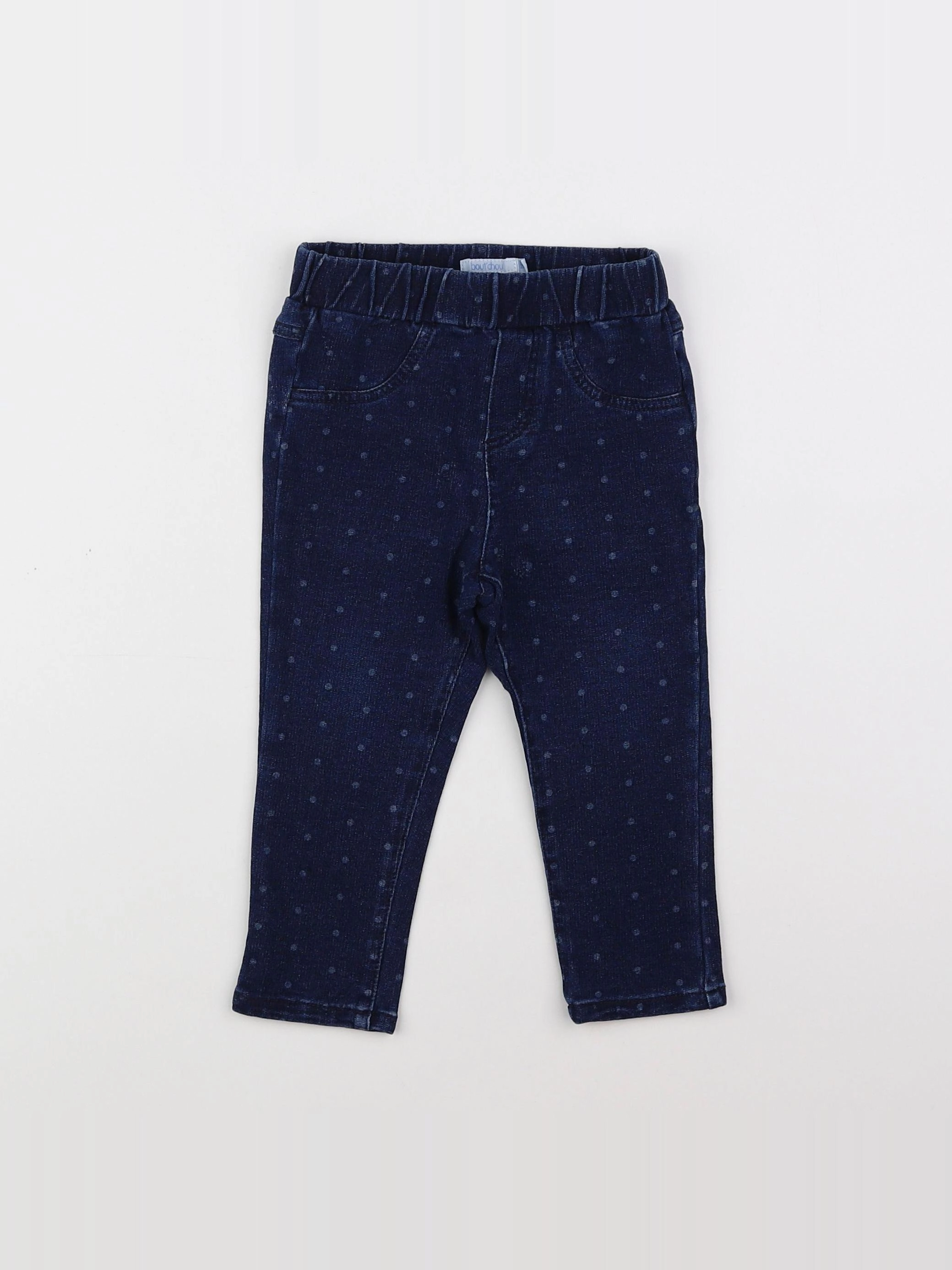 Boutchou - jegging bleu - 12 mois
