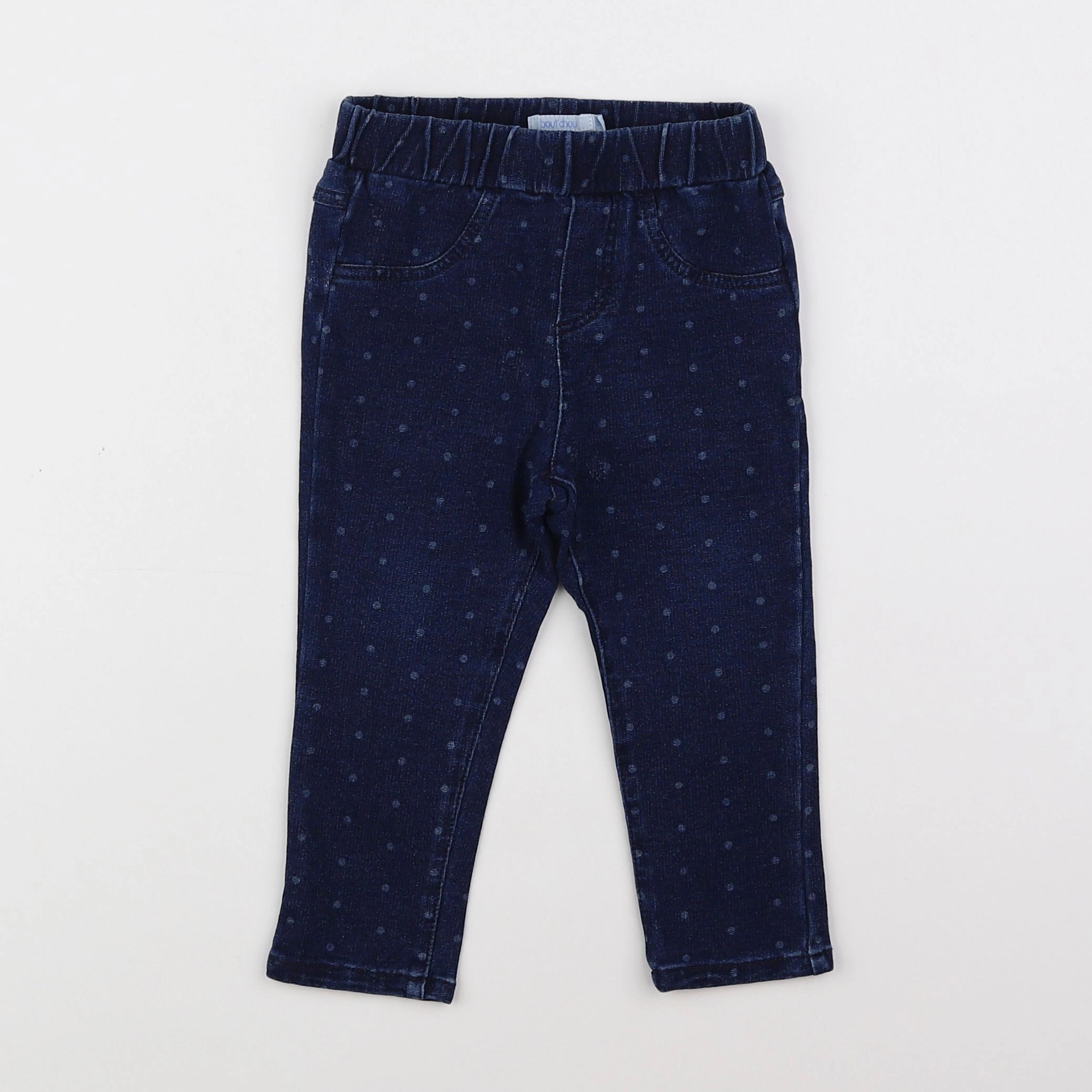 Boutchou - jegging bleu - 12 mois