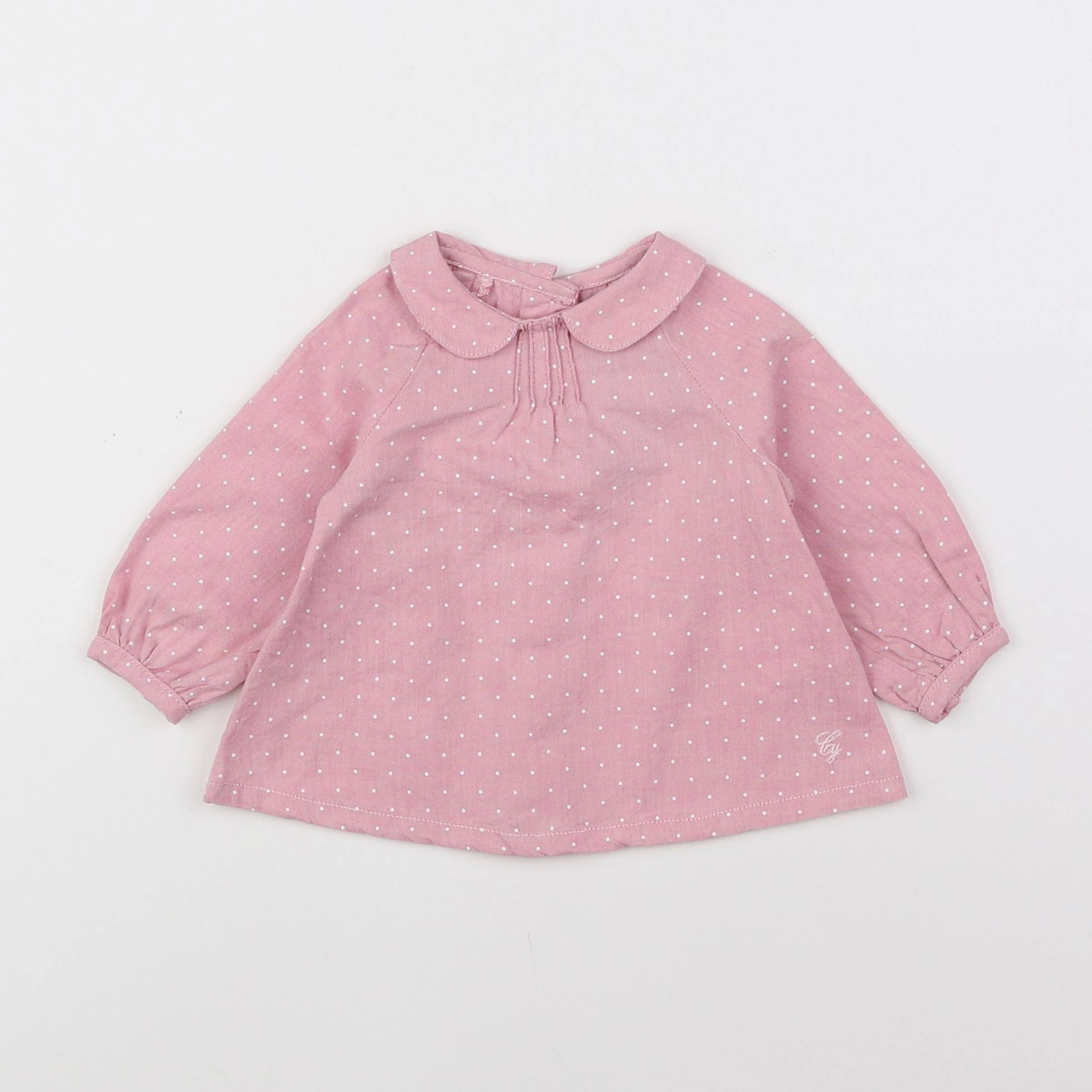 Cyrillus - blouse rose - 3 mois