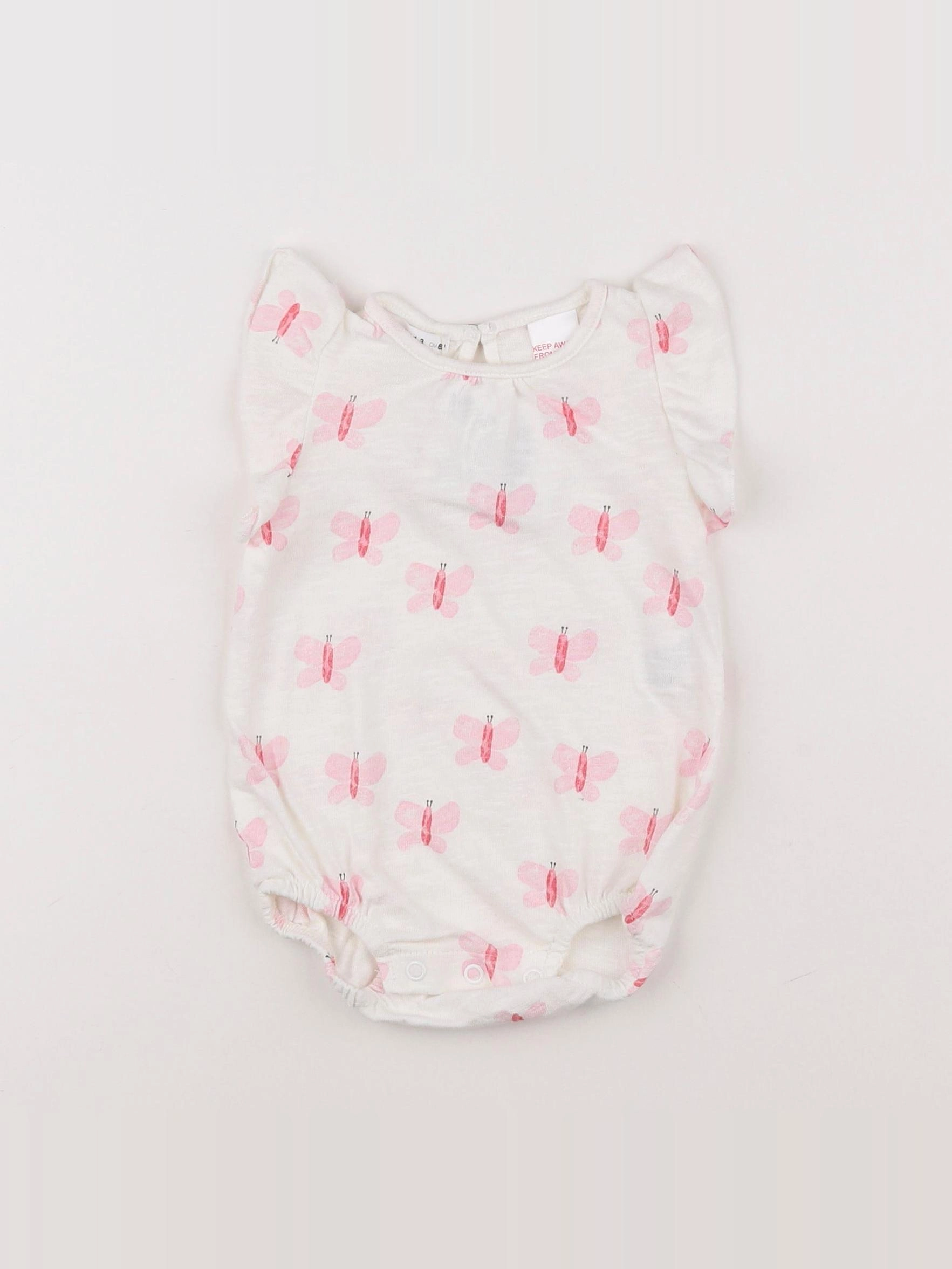 Zara - combinaison blanc (état neuf) - 1/3 mois