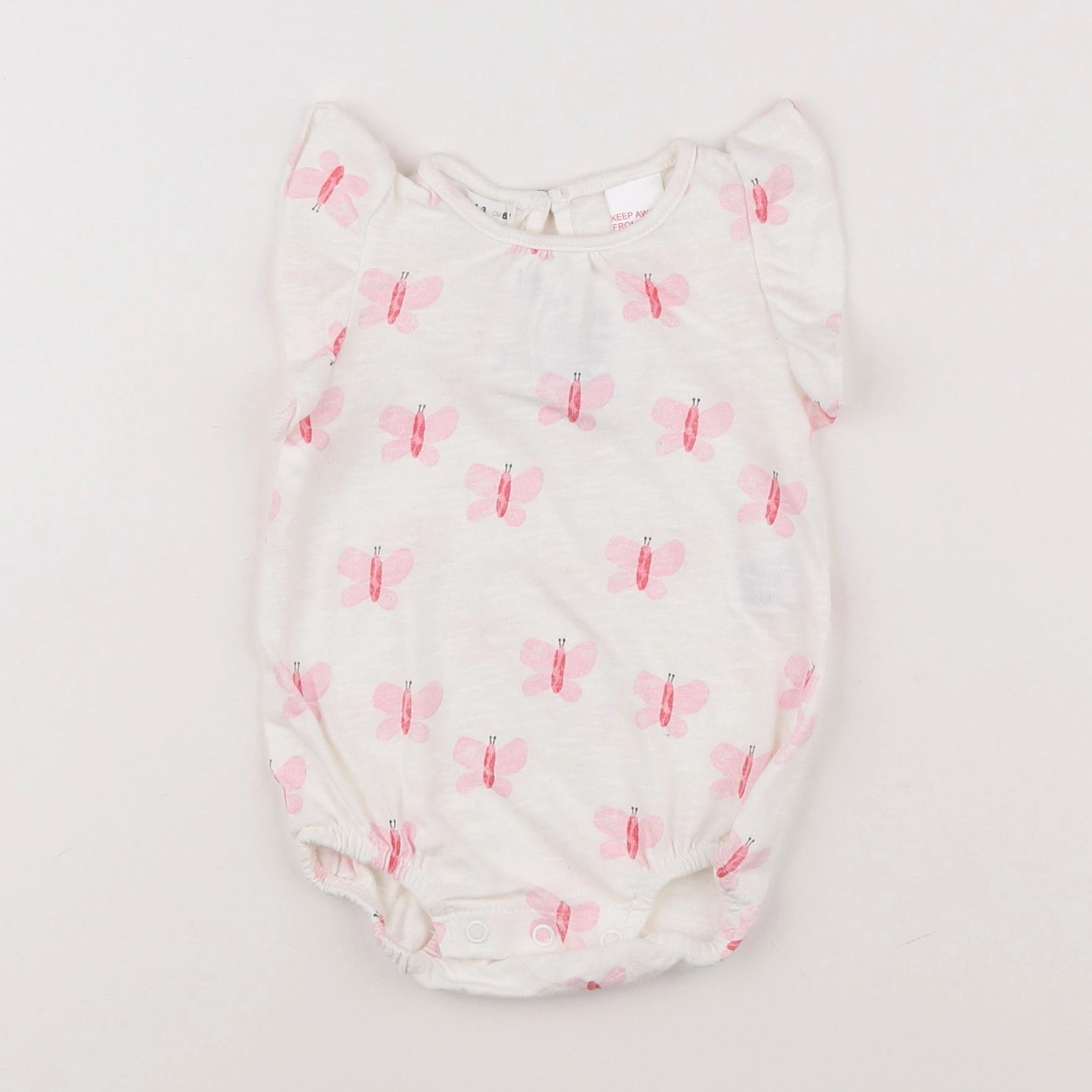Zara - combinaison blanc (état neuf) - 1/3 mois
