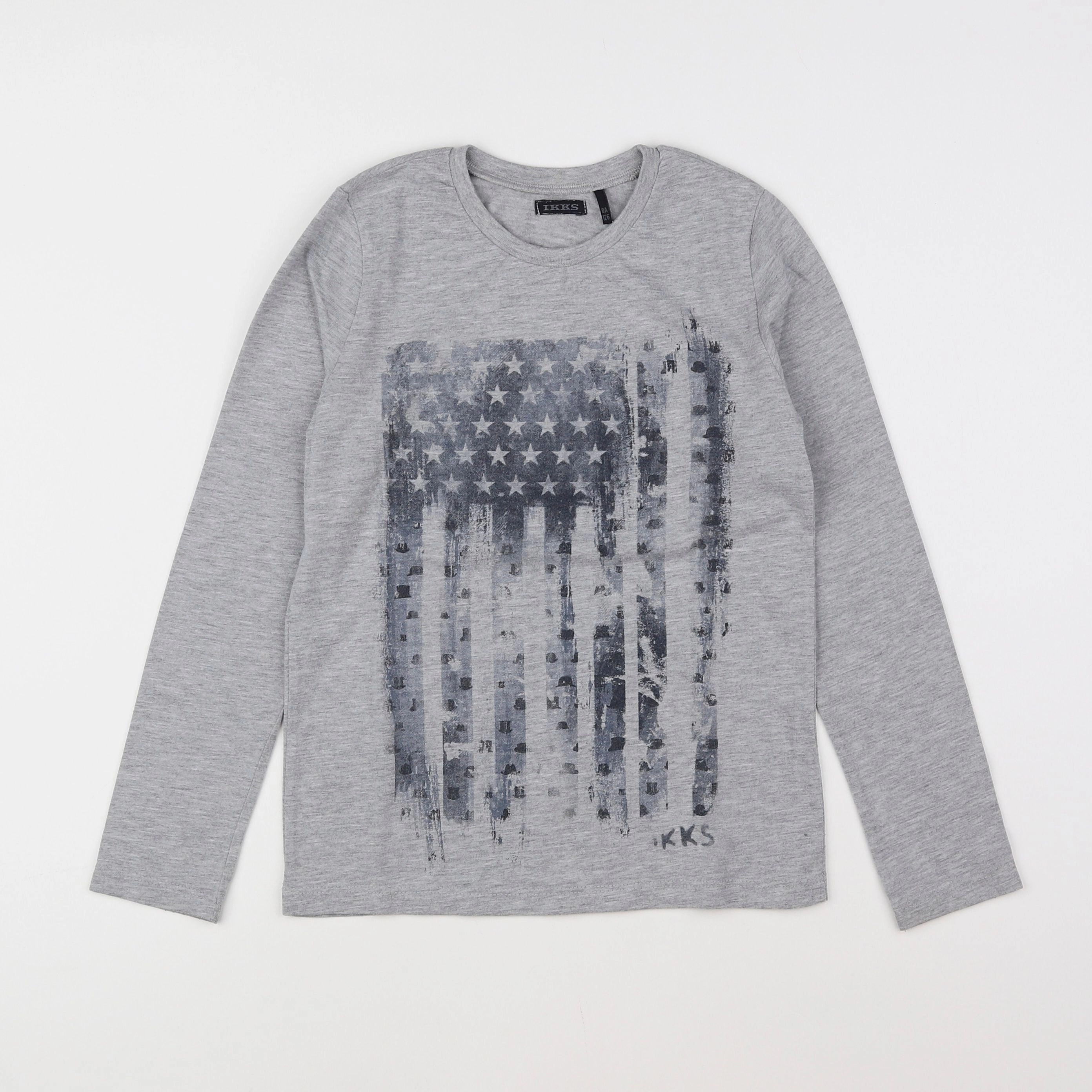 IKKS - tee-shirt gris - 8 ans