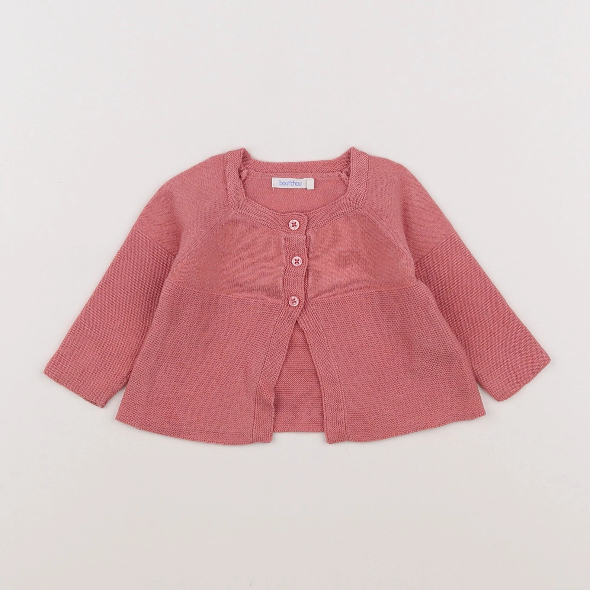 Boutchou - gilet rose - 3 mois