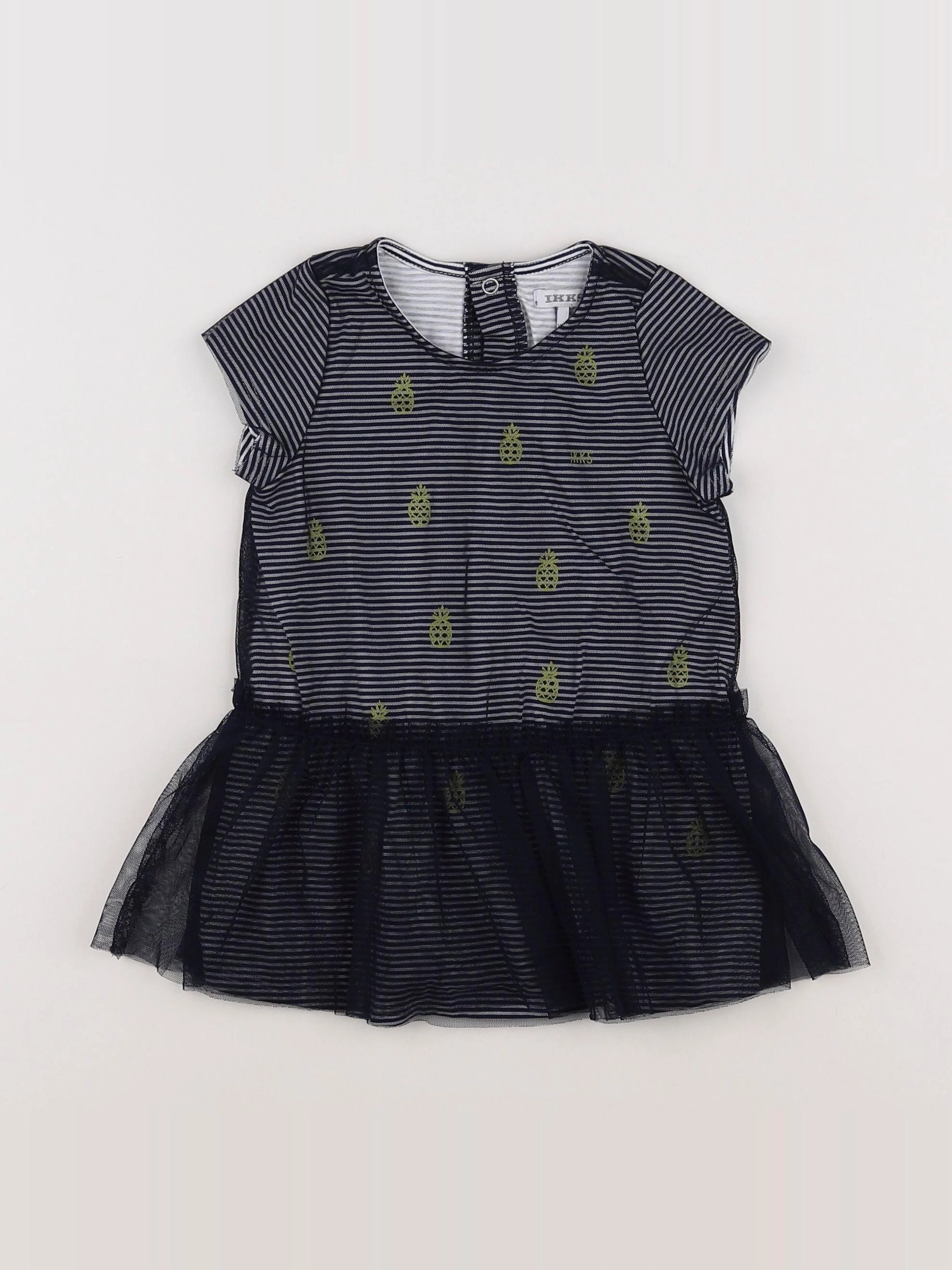 IKKS - robe bleu - 12 mois