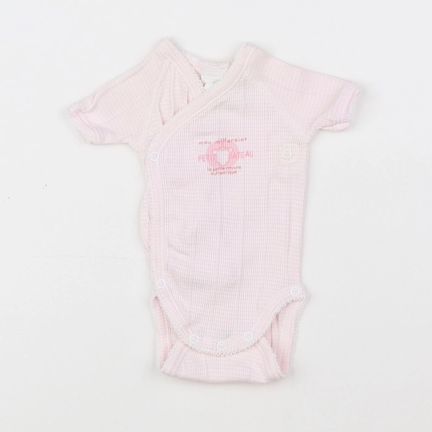 Petit Bateau - body rose - Prématuré