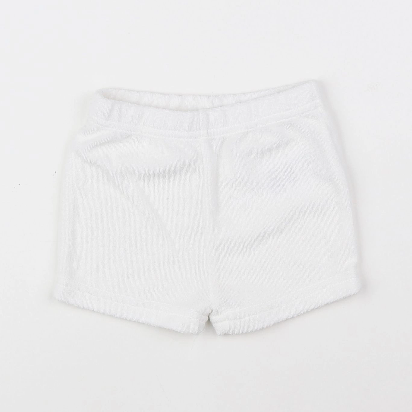 Vertbaudet - short blanc - 9 mois
