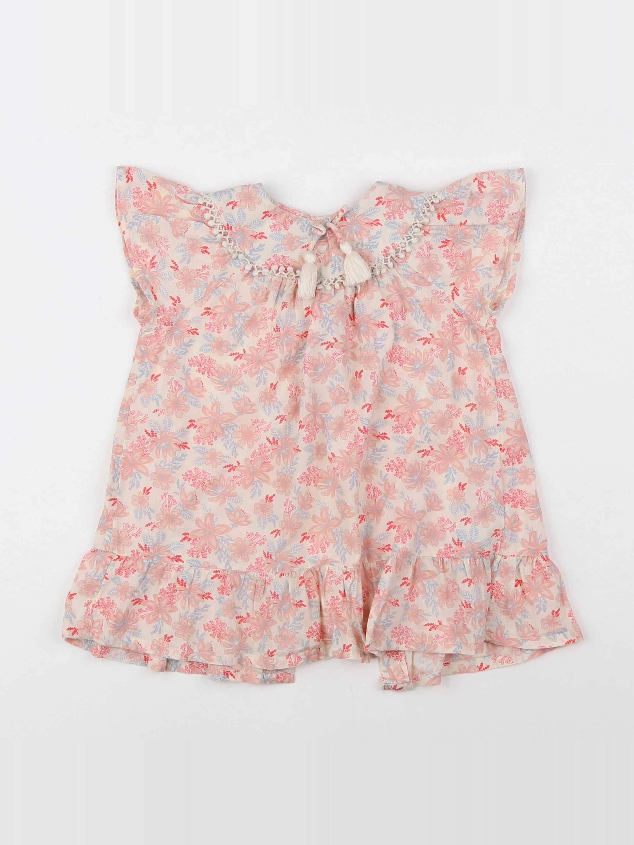 Vertbaudet - robe multicolore - 18 mois