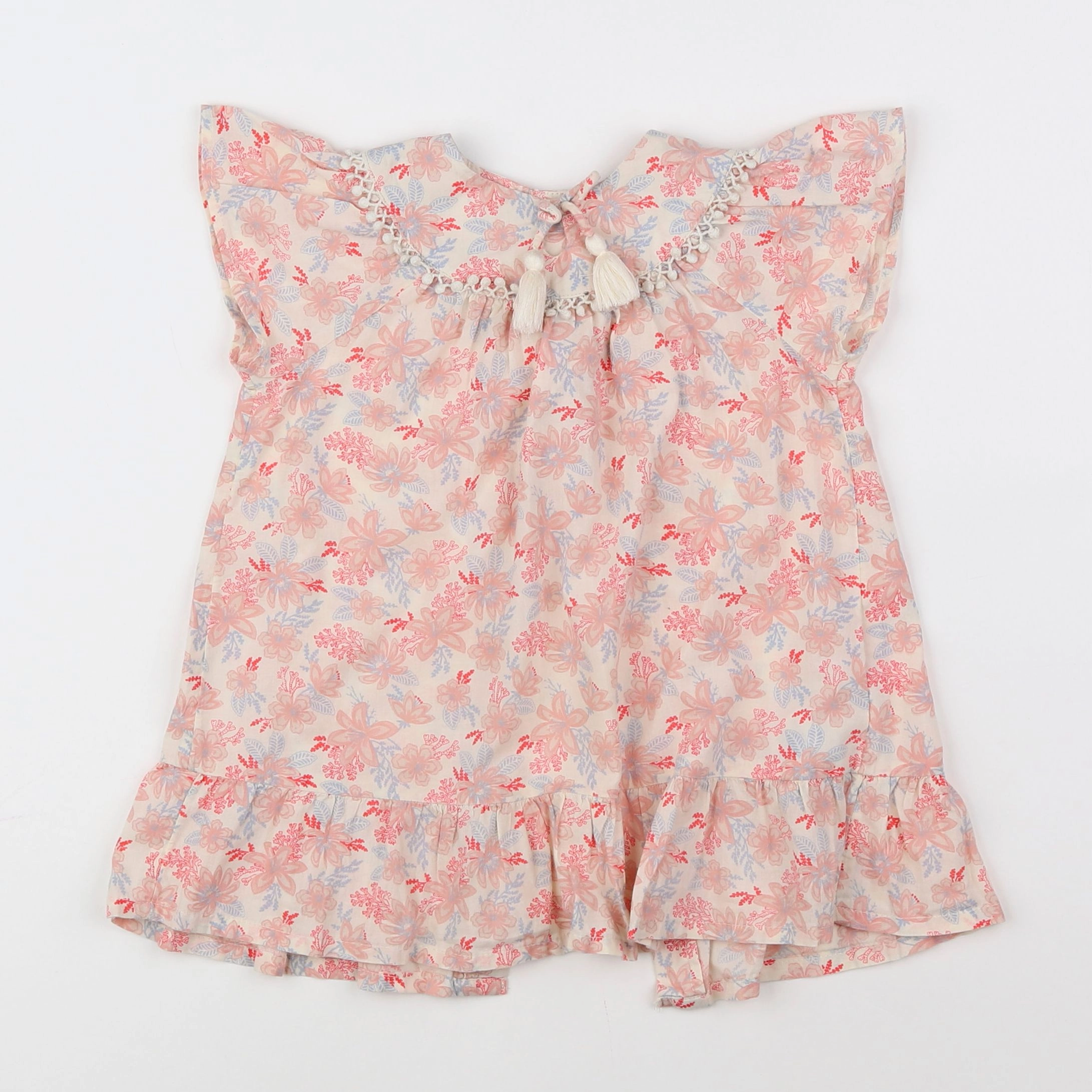 Vertbaudet - robe multicolore - 18 mois