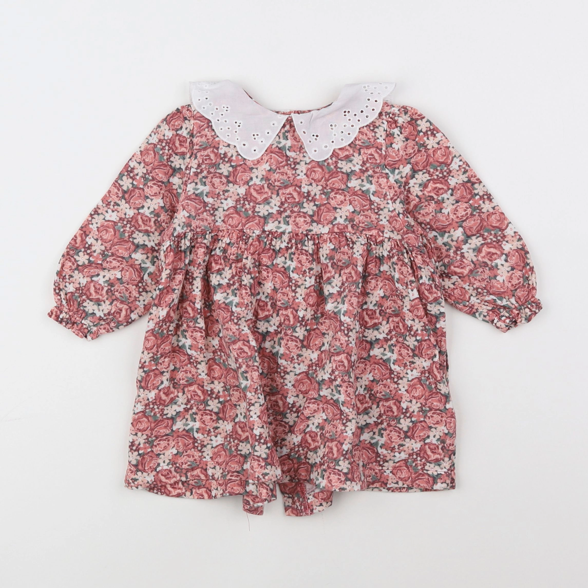 Vertbaudet - robe multicolore - 12 mois