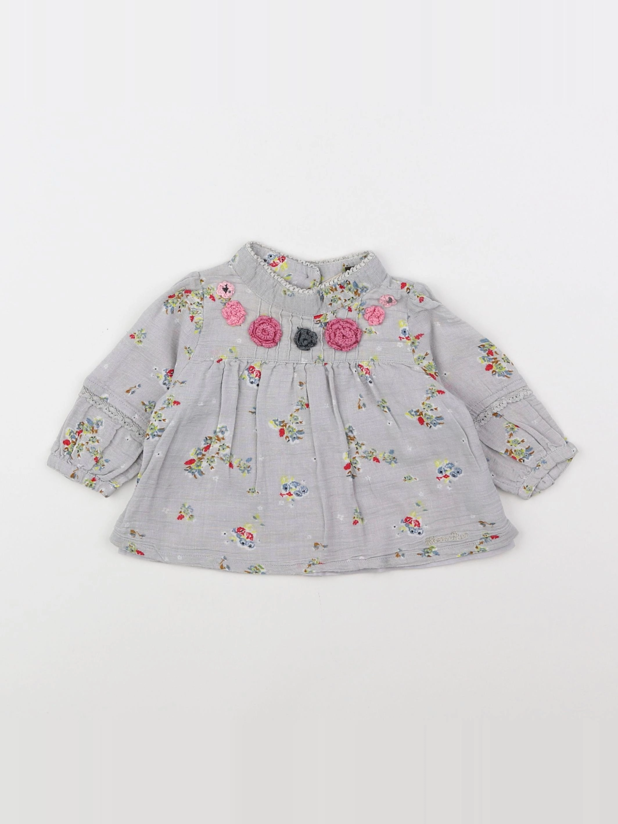 IKKS - blouse multicolore, bleu - 6 mois