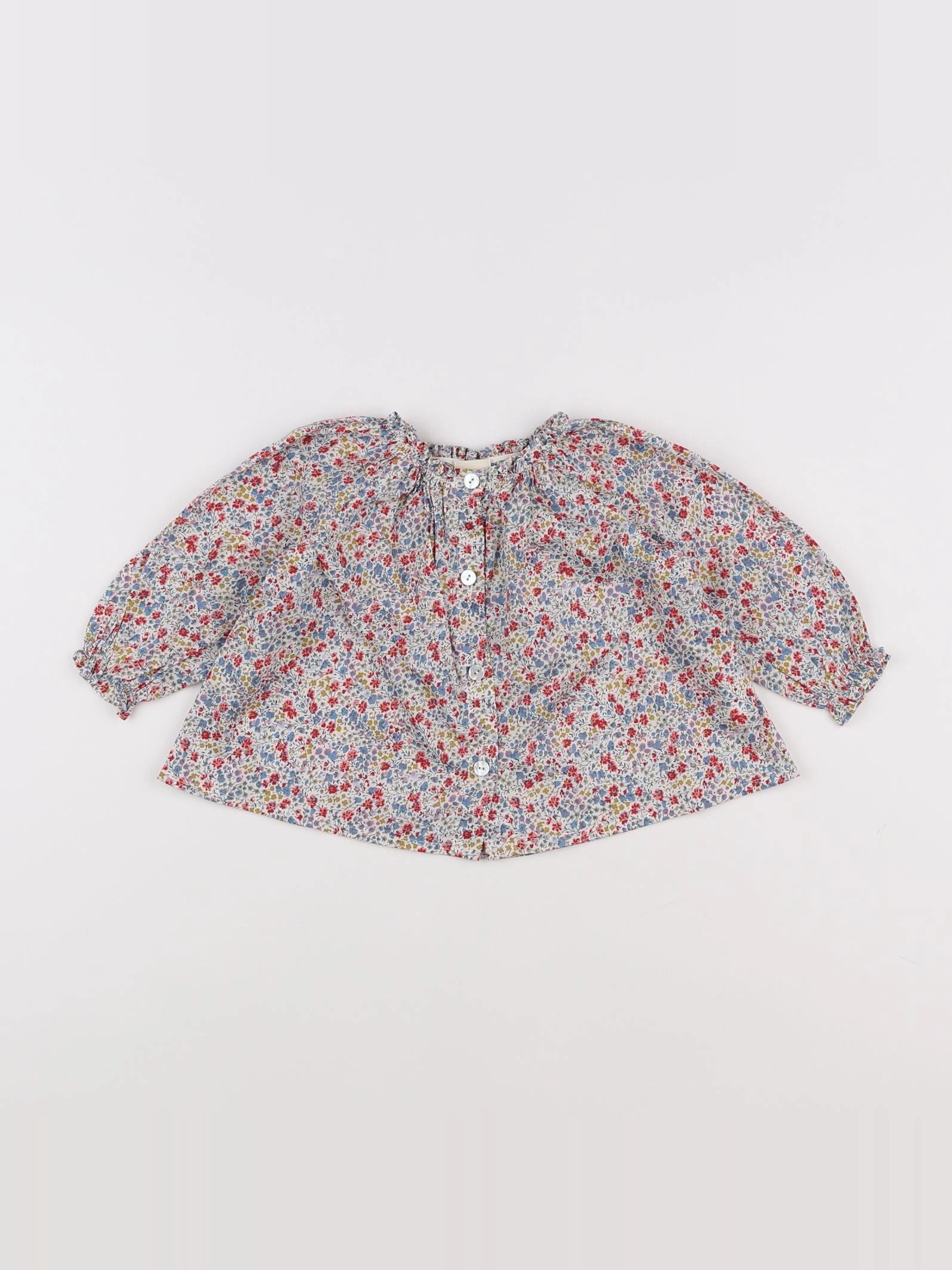 Bonton - blouse multicolore - 6 mois