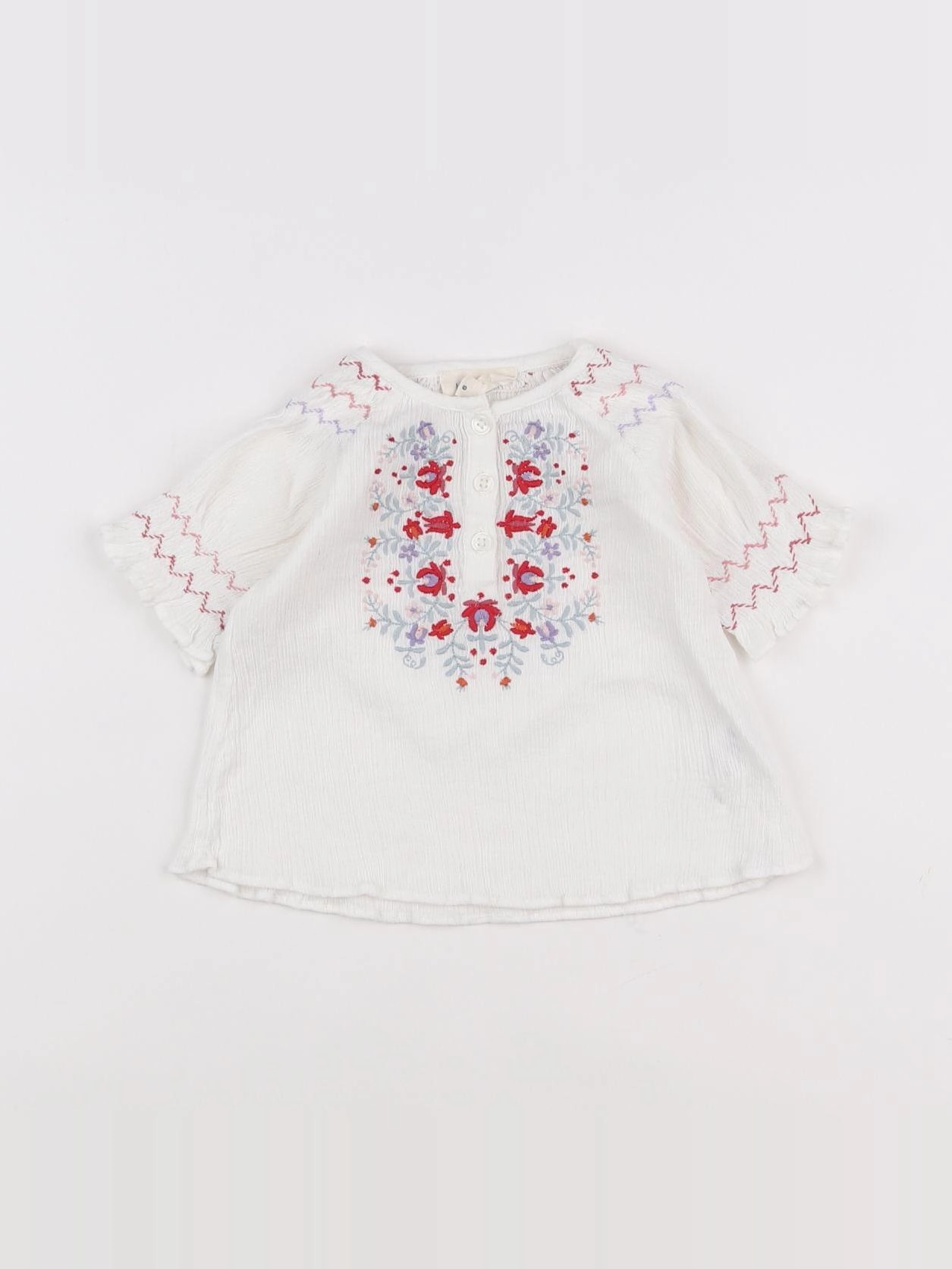 Louis Louise - blouse blanc - 6 mois