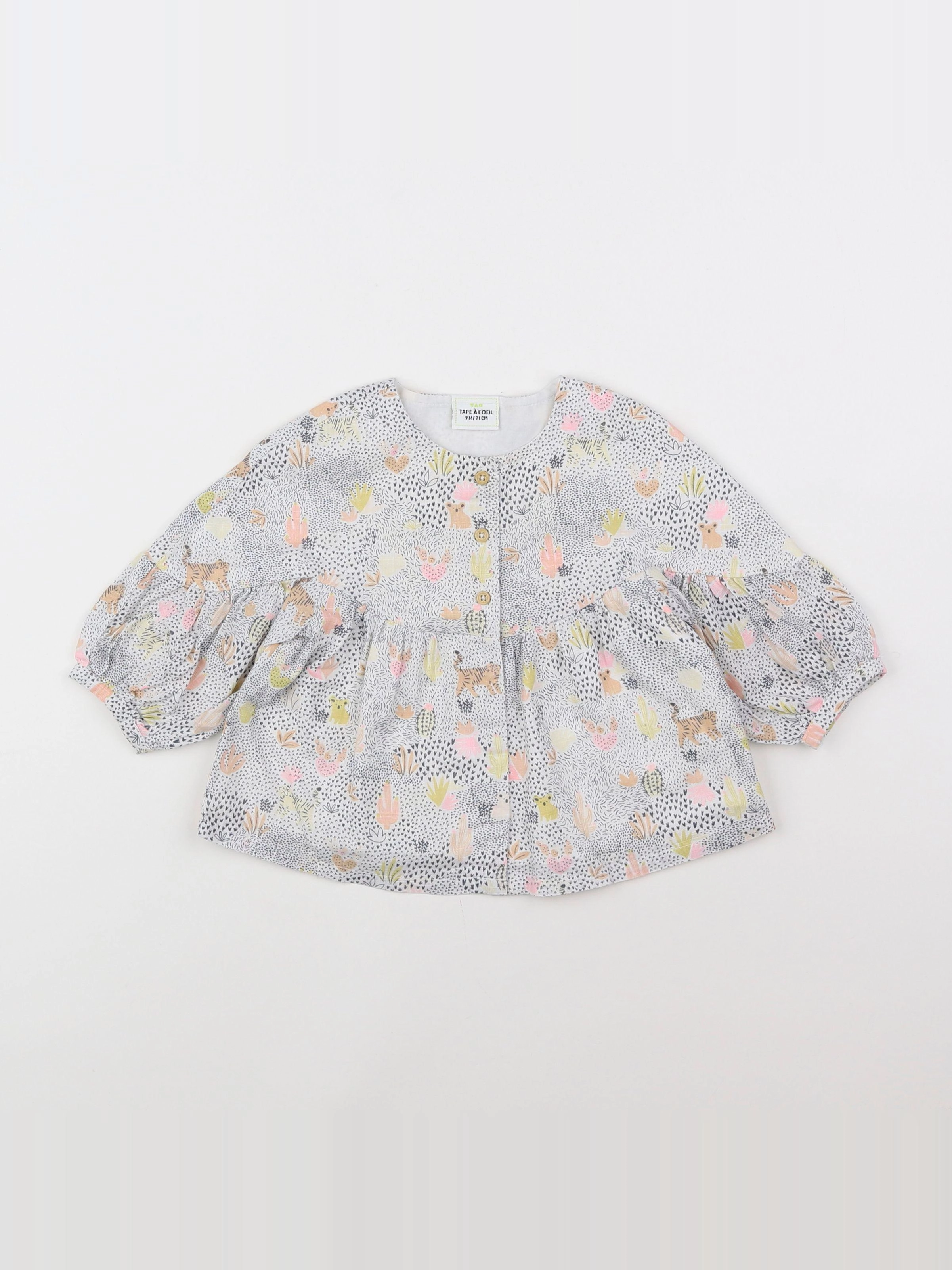 Tape à l'oeil - blouse blanc - 9 mois