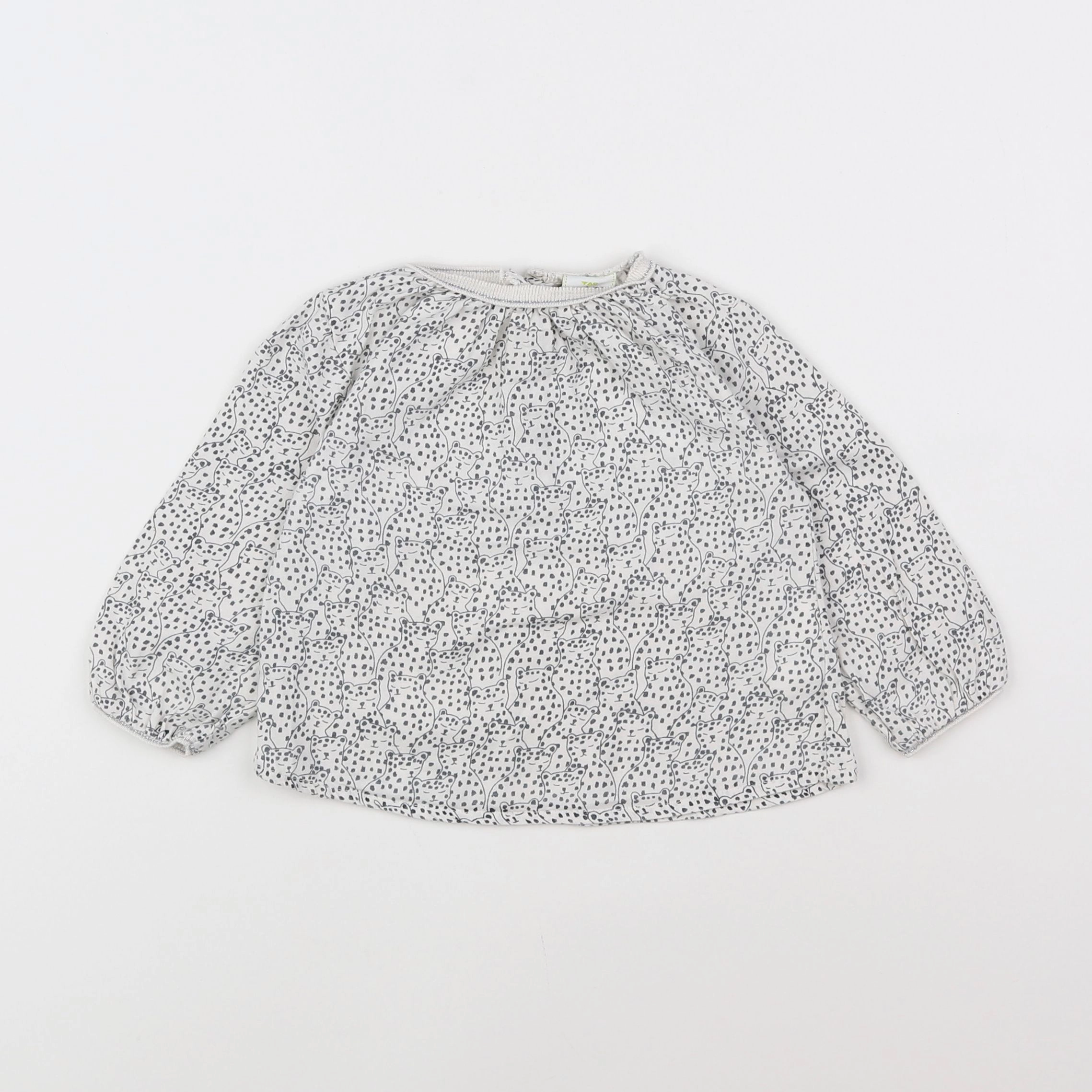 Tape à l'oeil - blouse blanc - 12 mois
