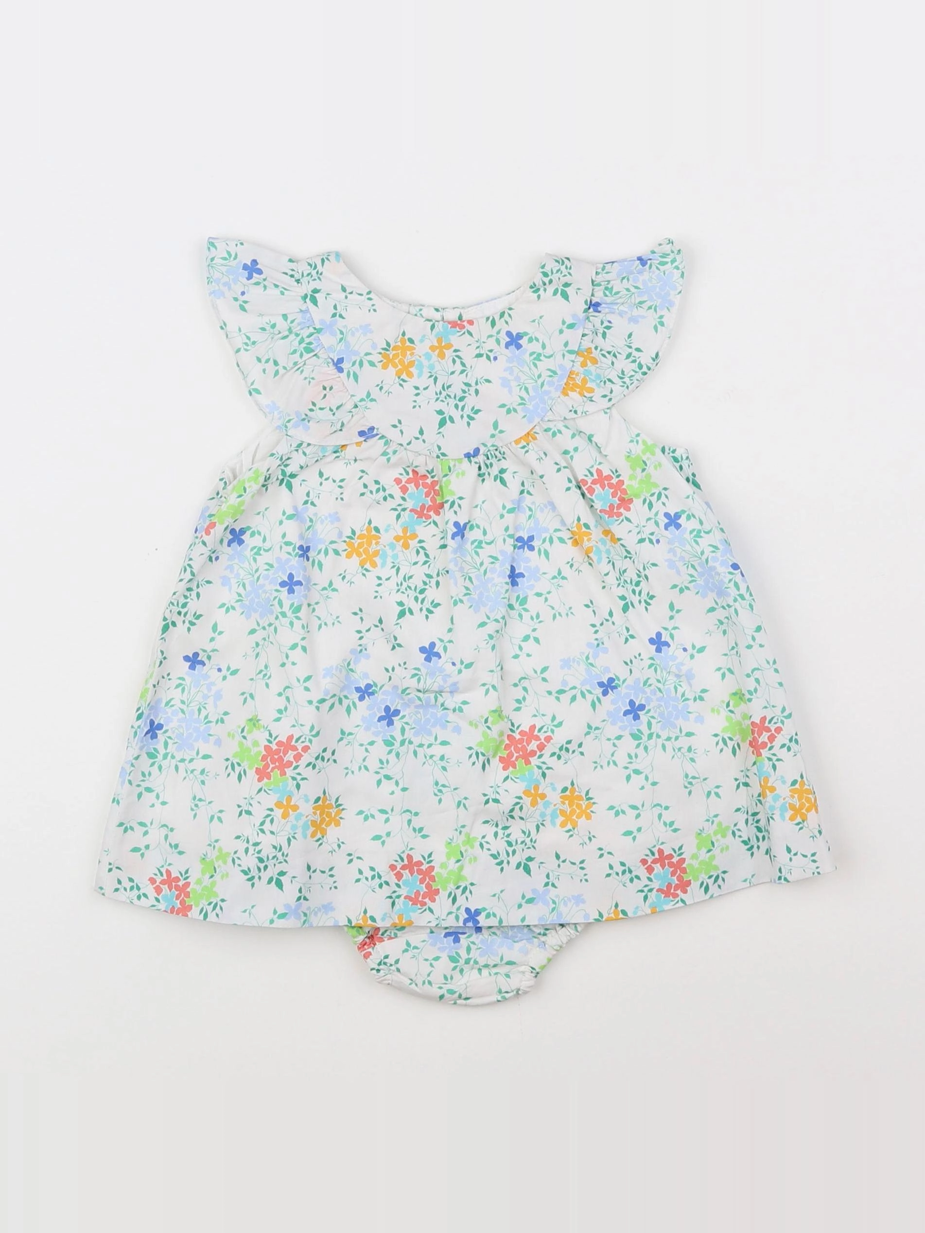 Zara - robe multicolore - 6/9 mois
