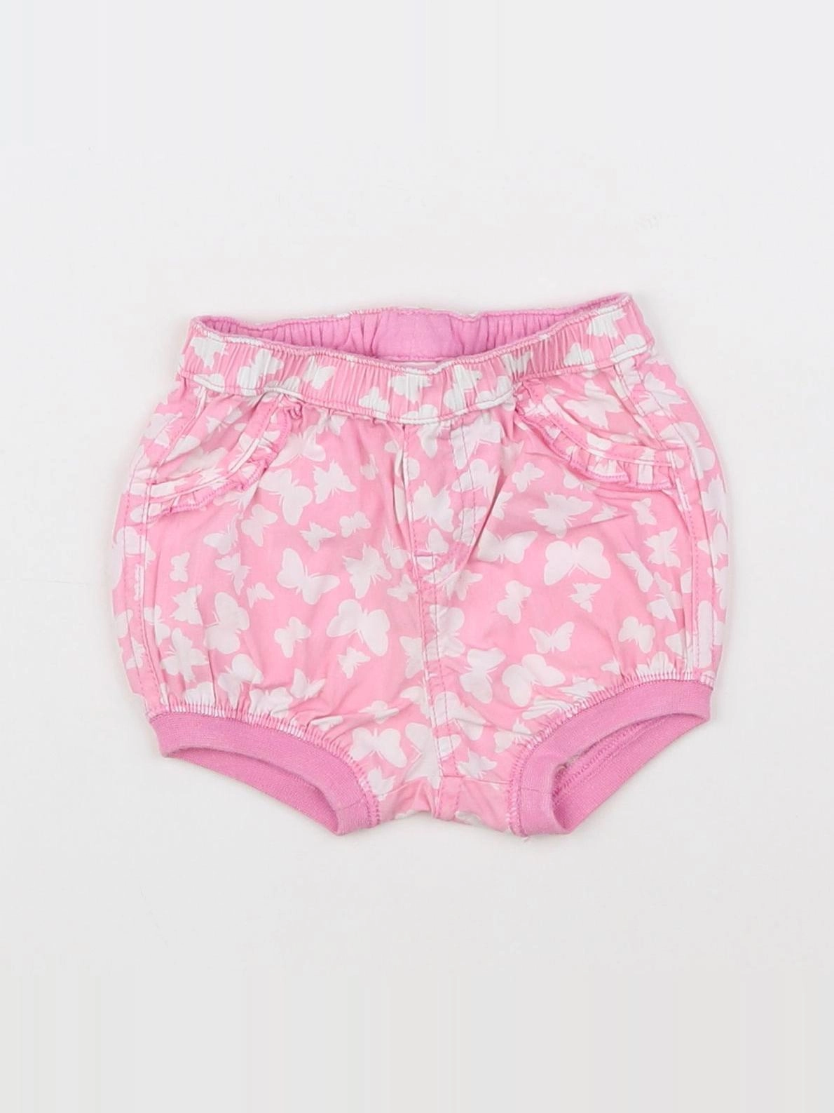 H&M - bloomer rose, blanc - 1/3 mois