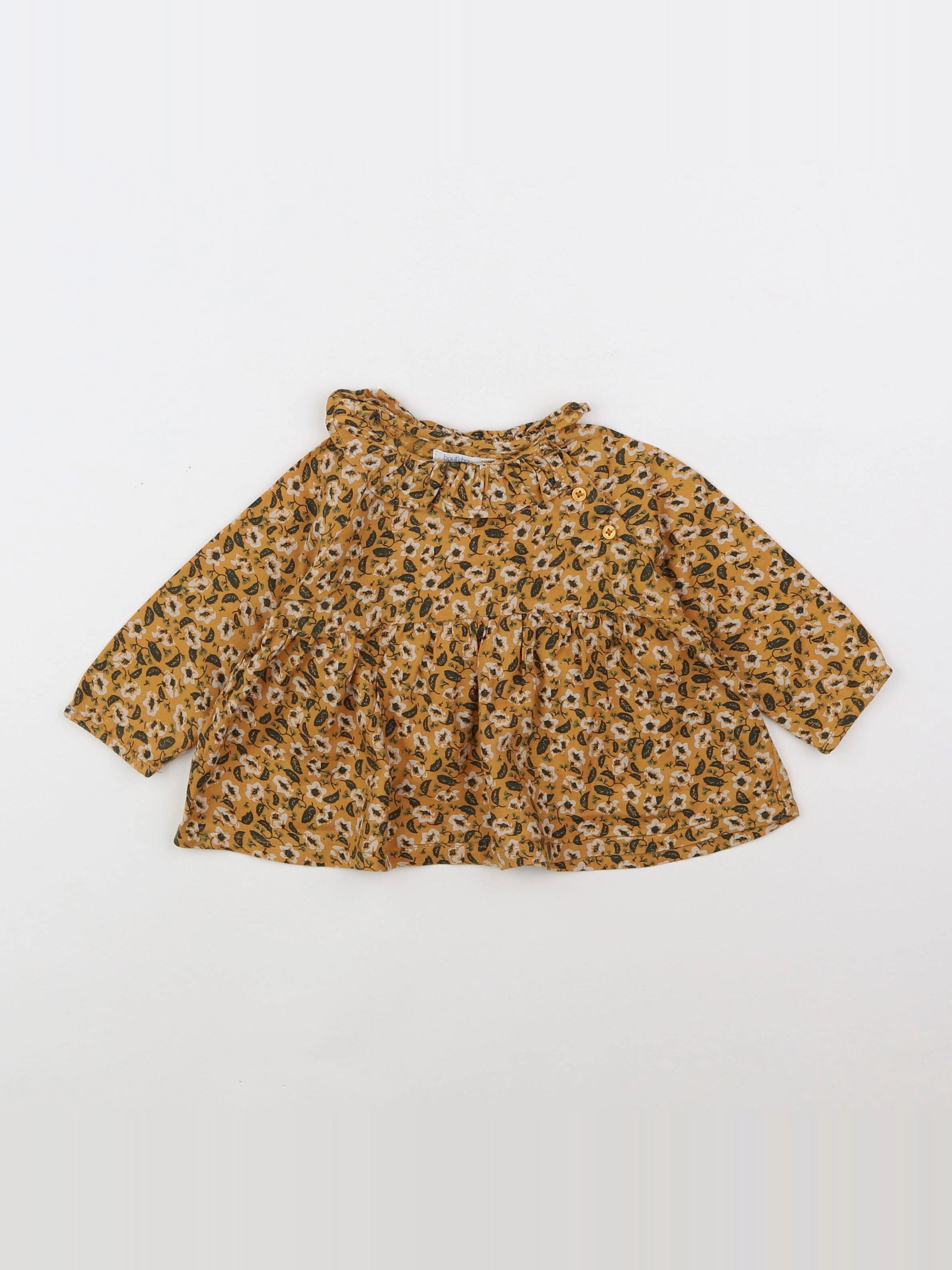 Boutchou - blouse jaune - 6 mois