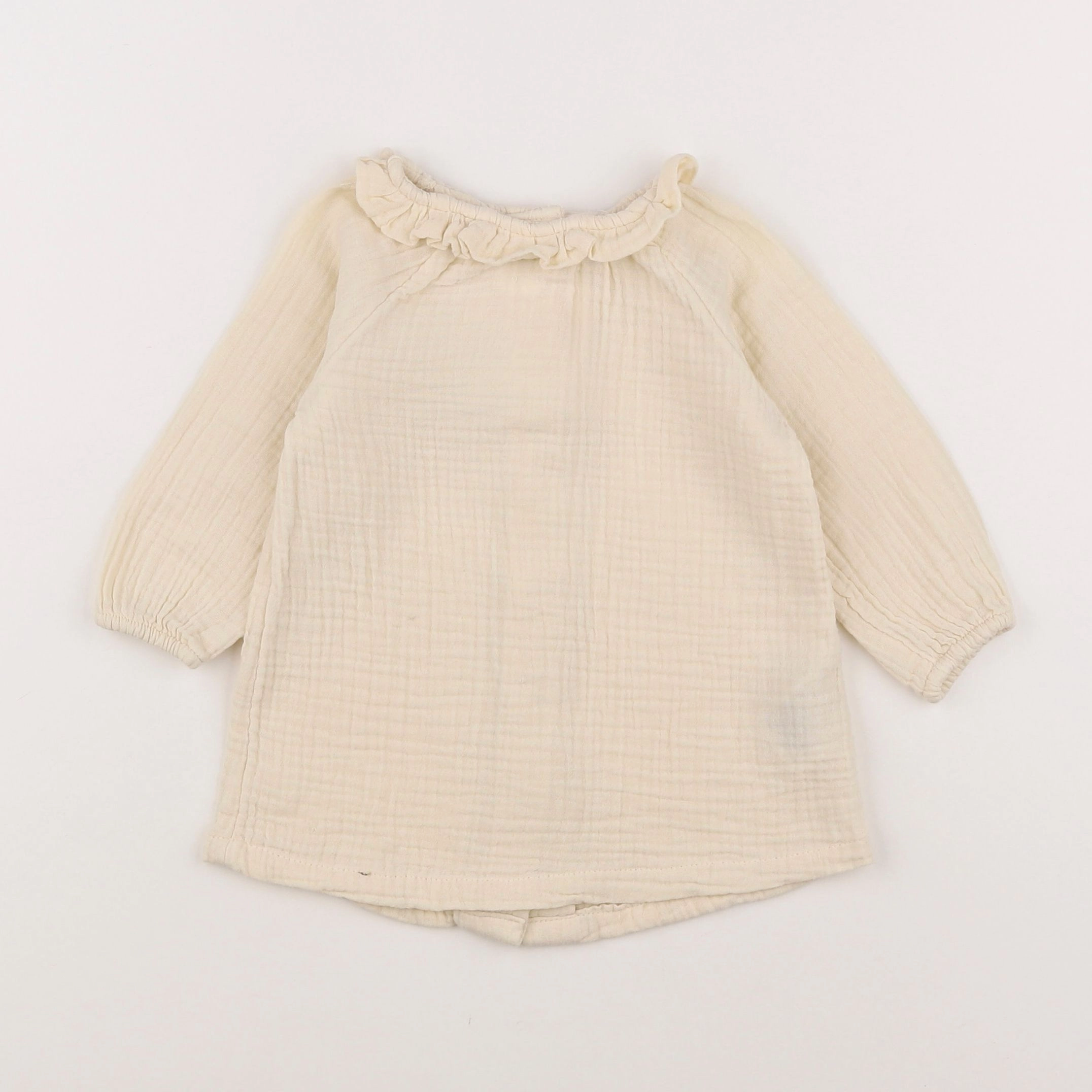 H&M - robe beige - 6 mois