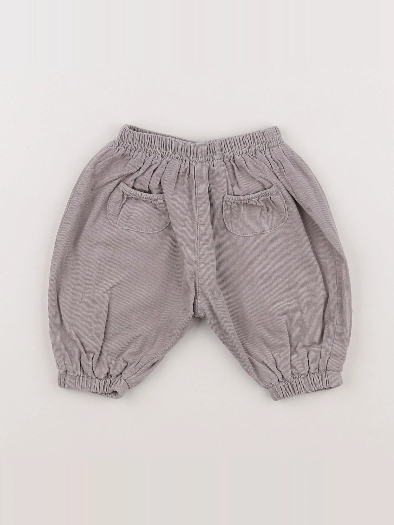 La Redoute - pantalon gris - 6 mois