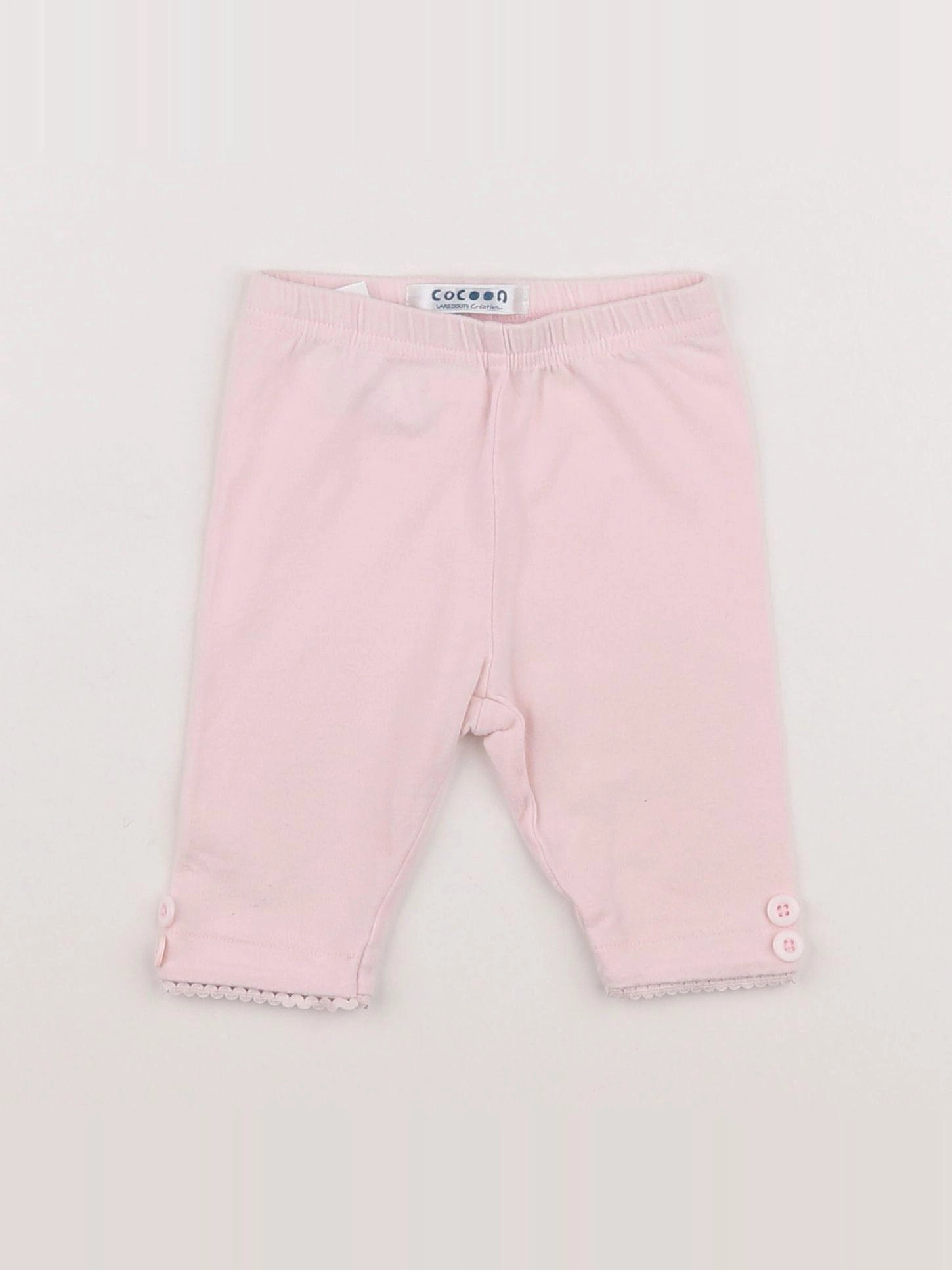 La Redoute - legging rose - 3 mois
