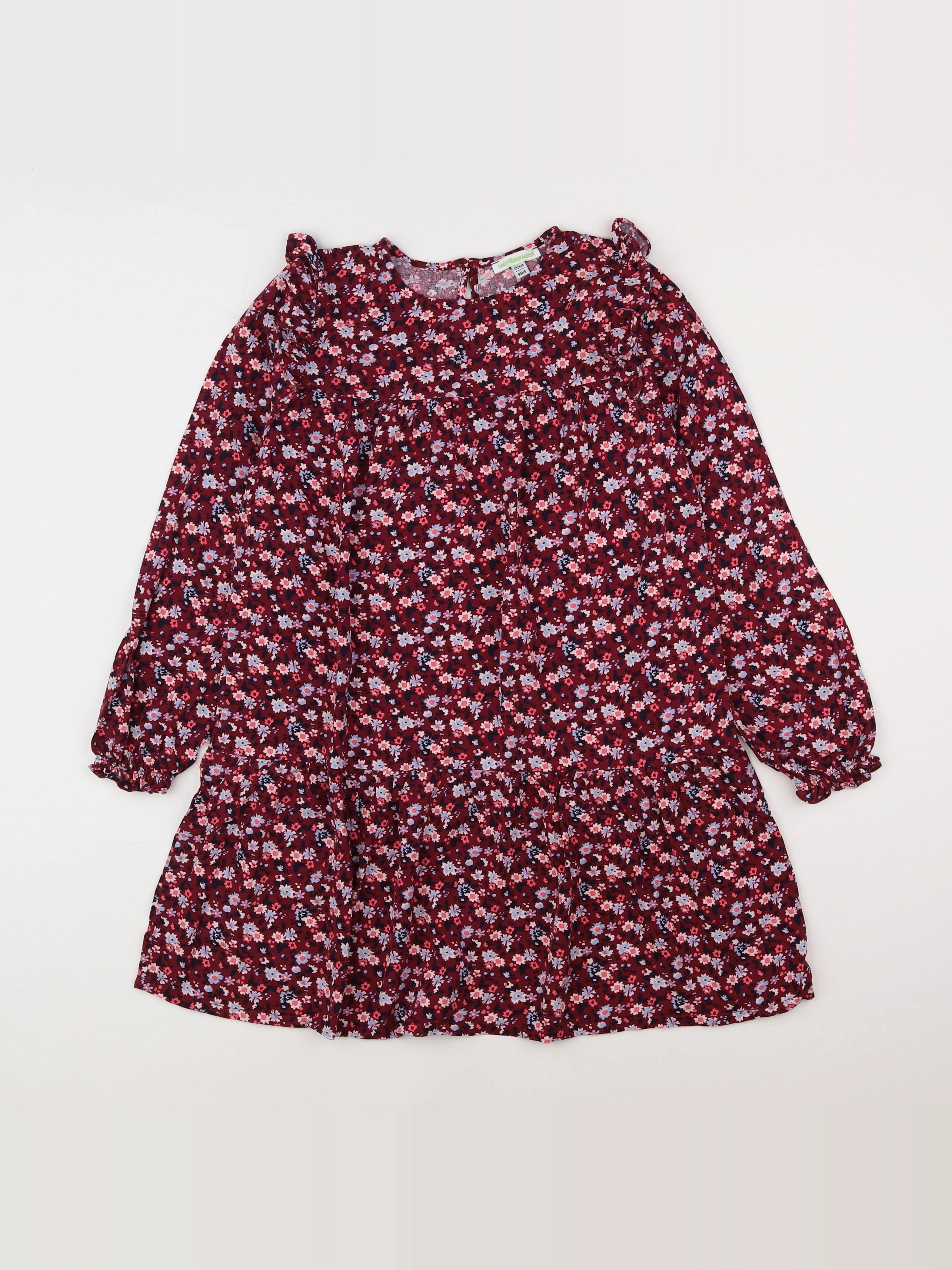 Vertbaudet - robe multicolore - 9 ans