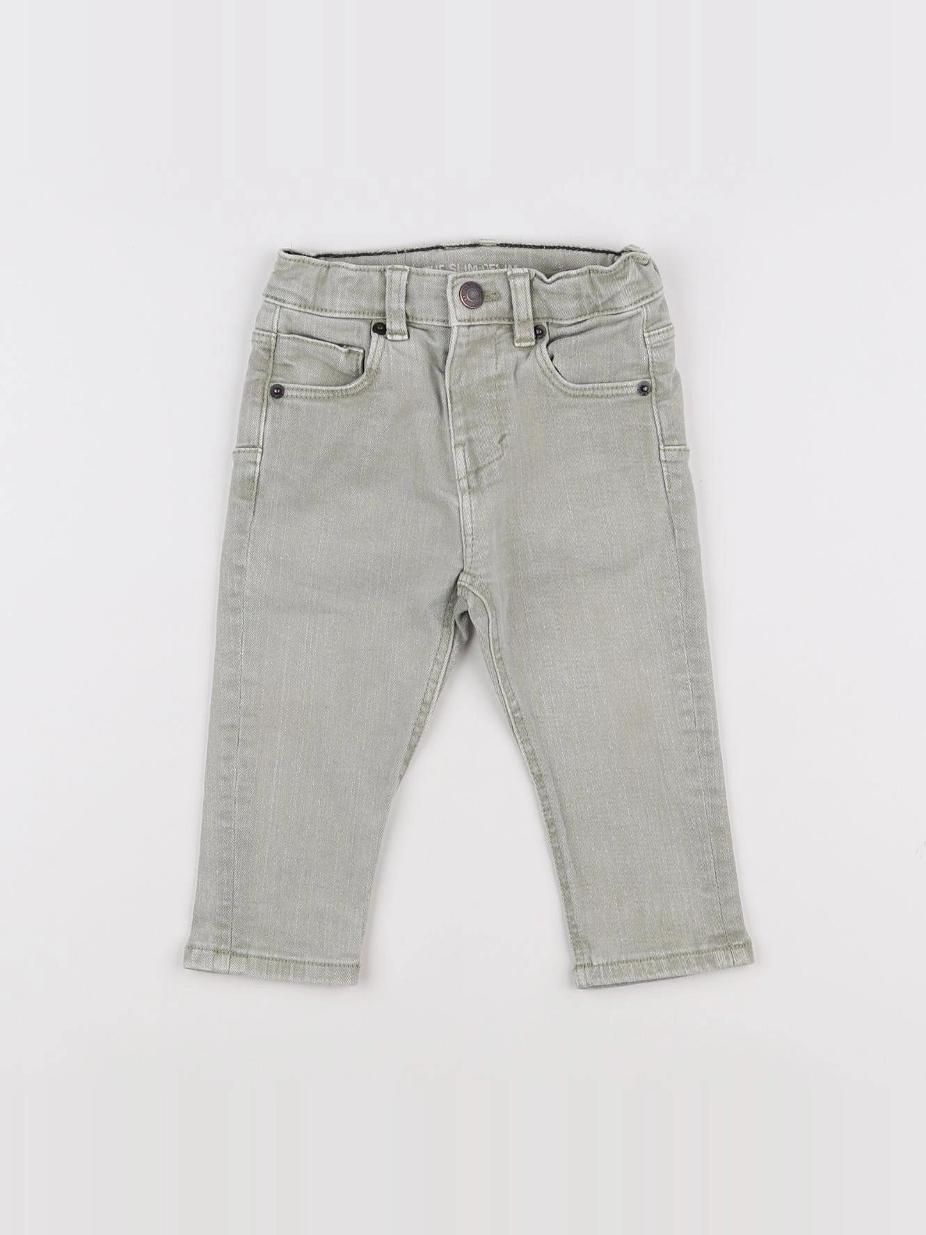 Zara - jean vert - 9/12 mois