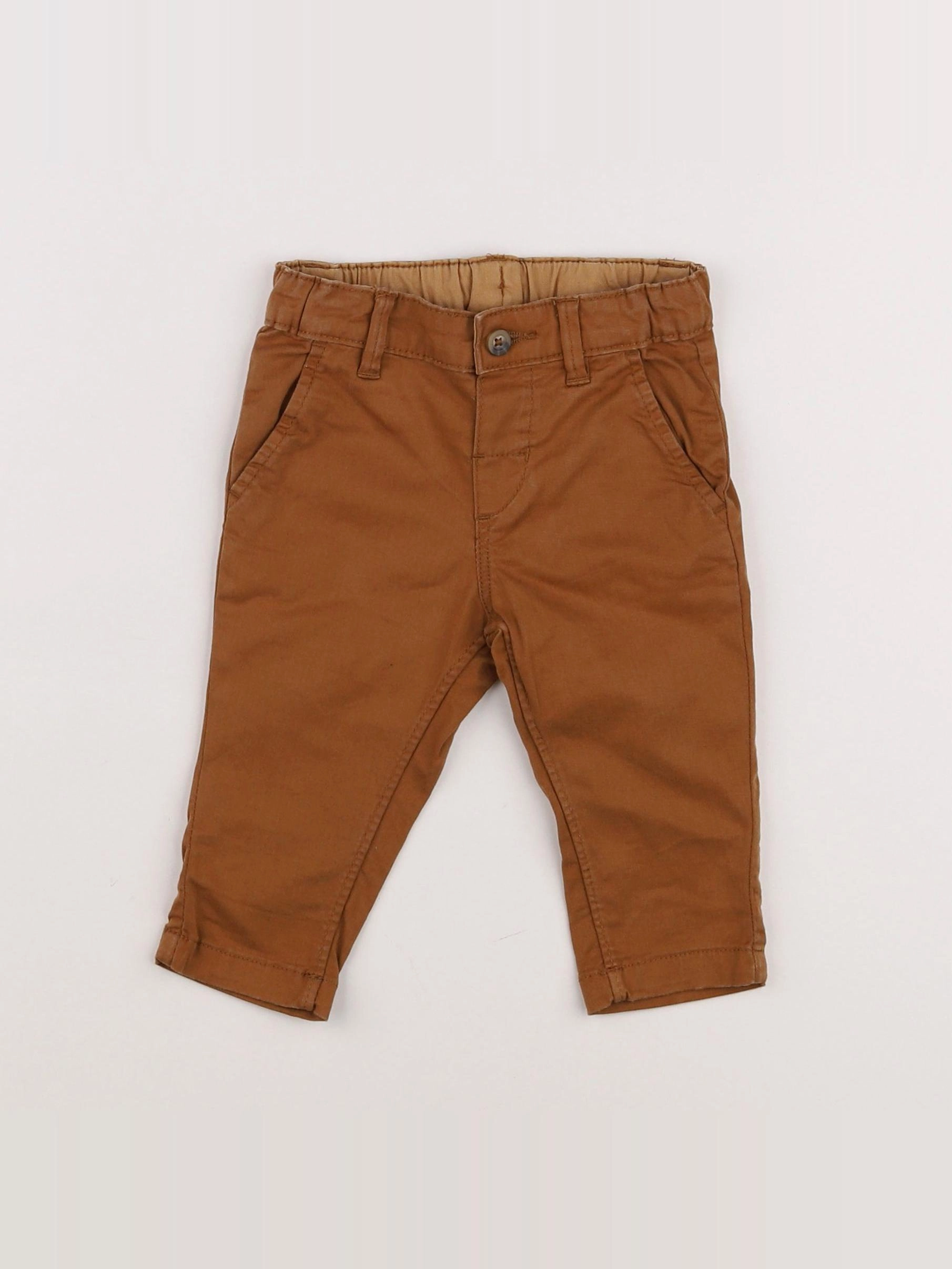 H&M - pantalon marron - 3/6 mois