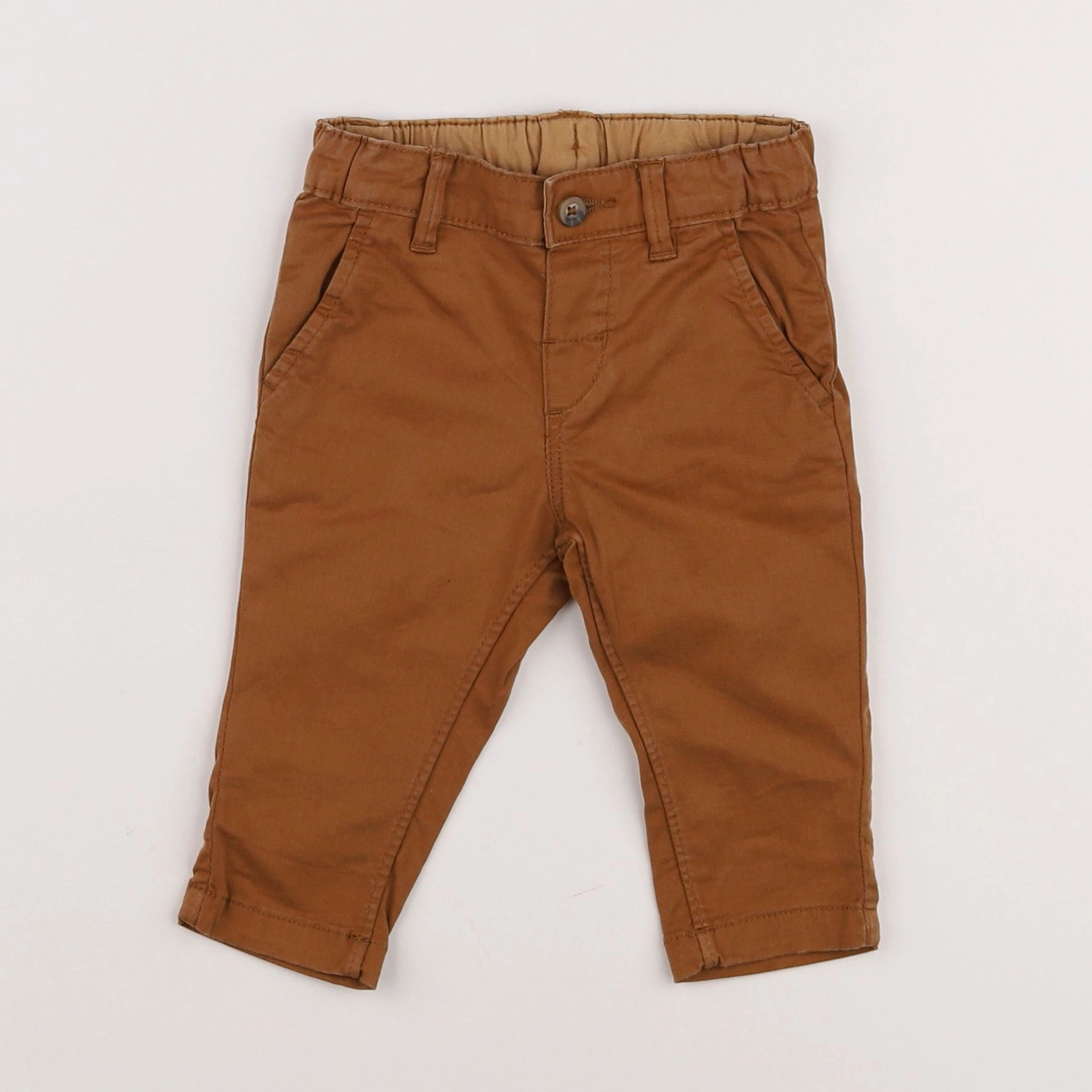 H&M - pantalon marron - 3/6 mois