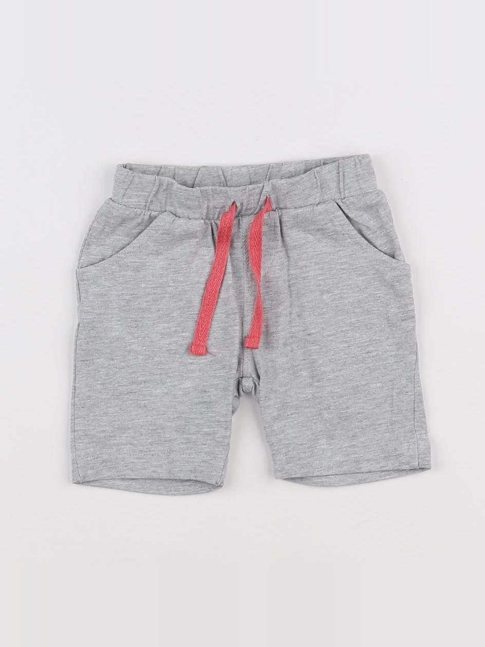 Vertbaudet - short gris - 9 mois