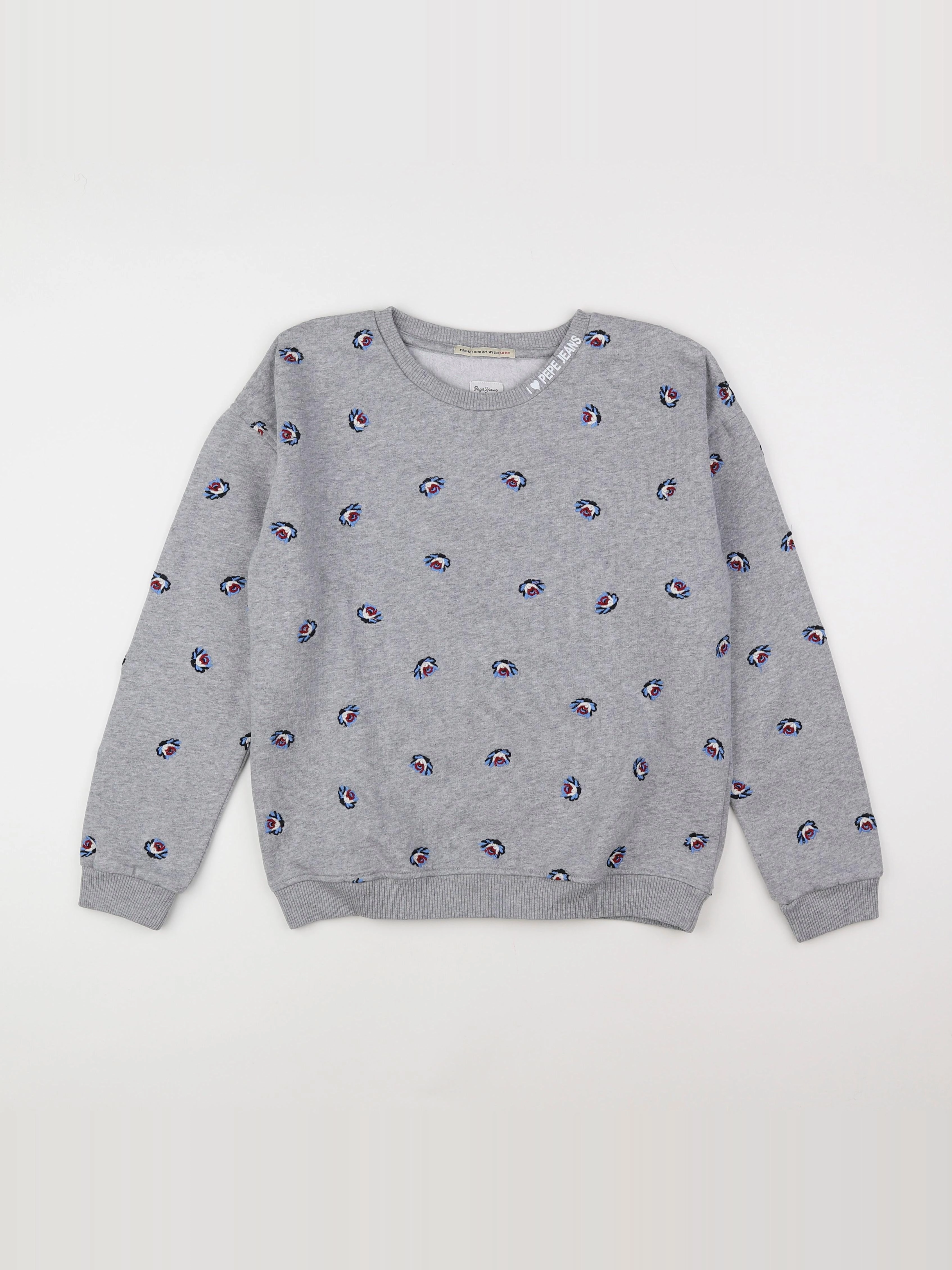 Pepe Jeans - sweat gris - 14 ans