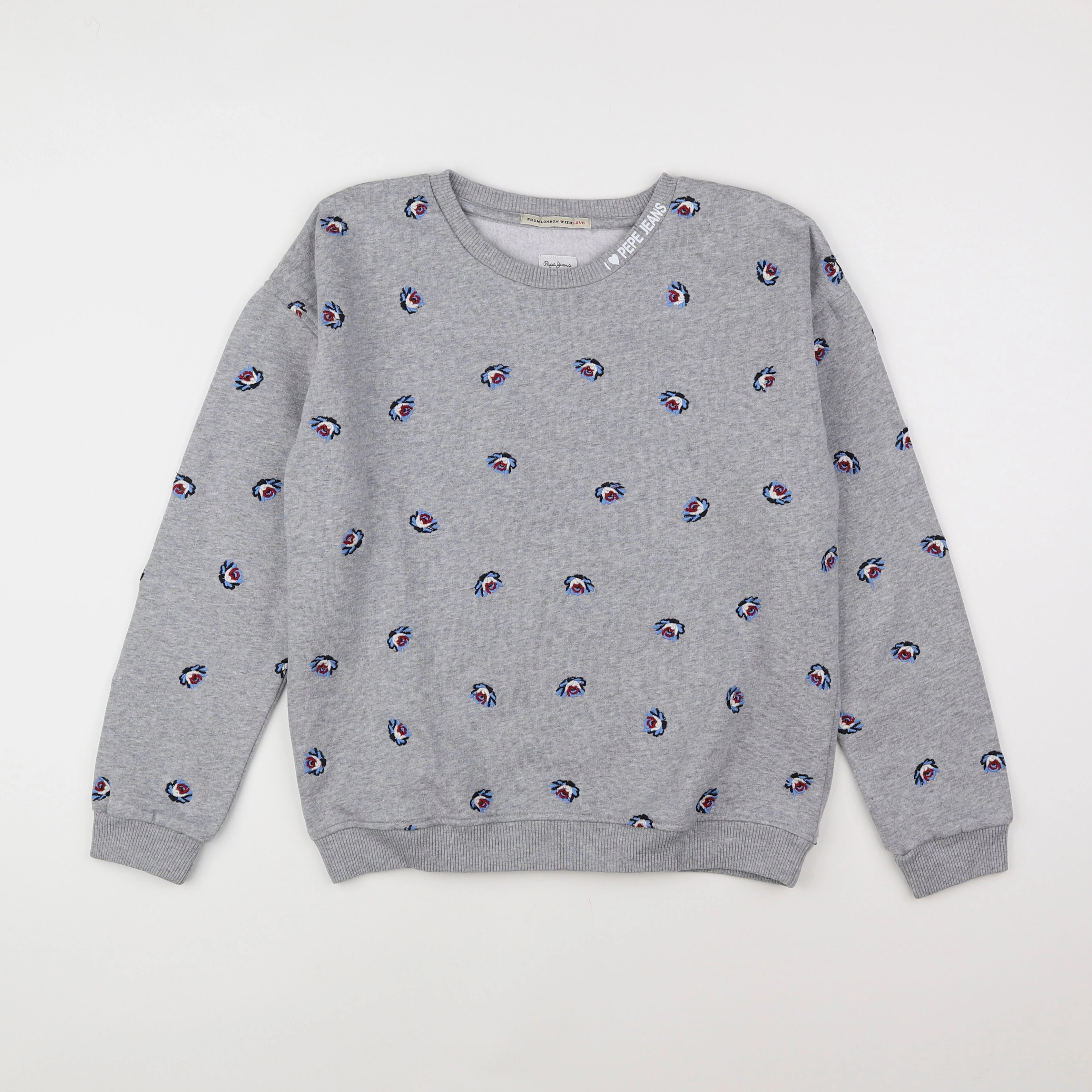 Pepe Jeans - sweat gris - 14 ans