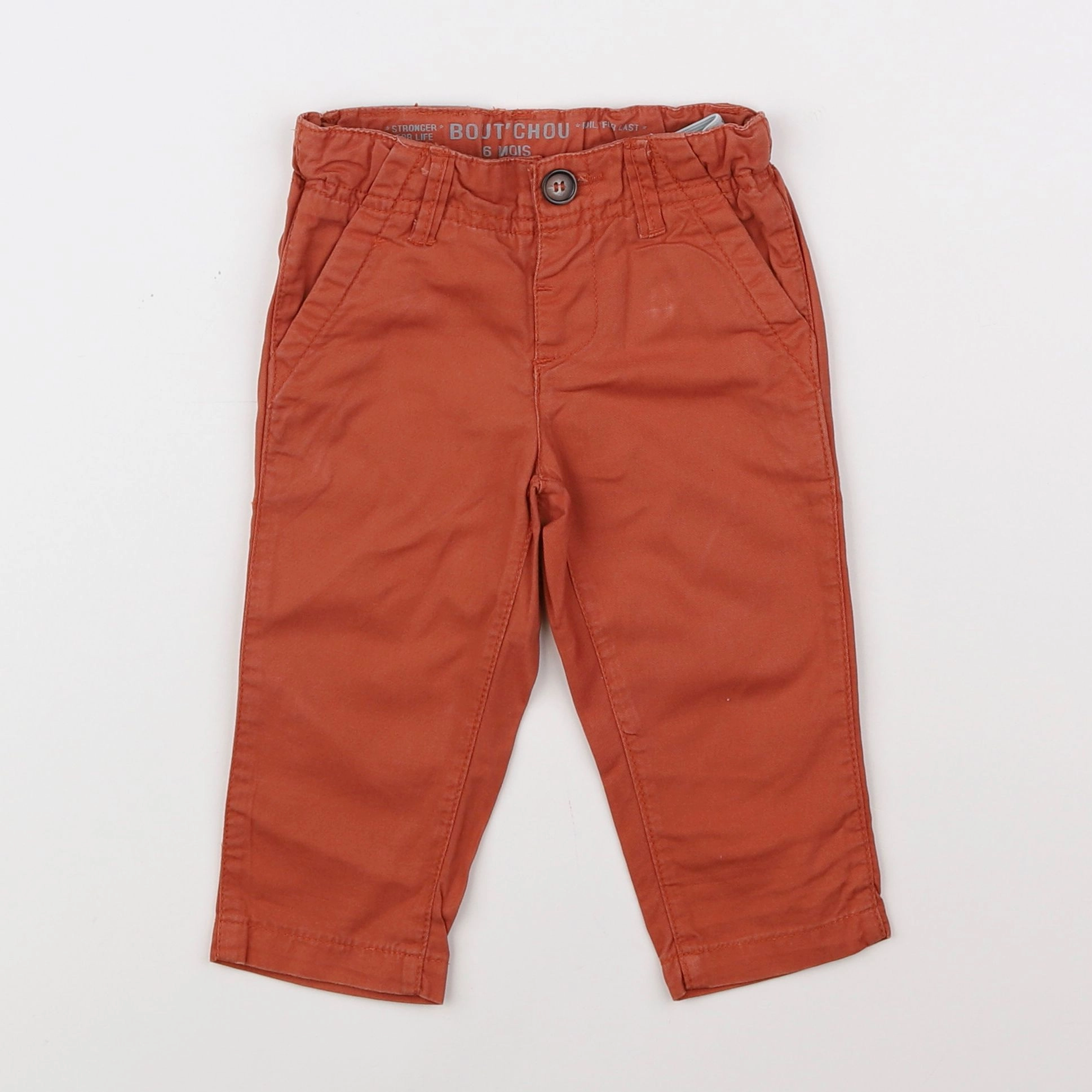 Boutchou - pantalon rouge - 6 mois