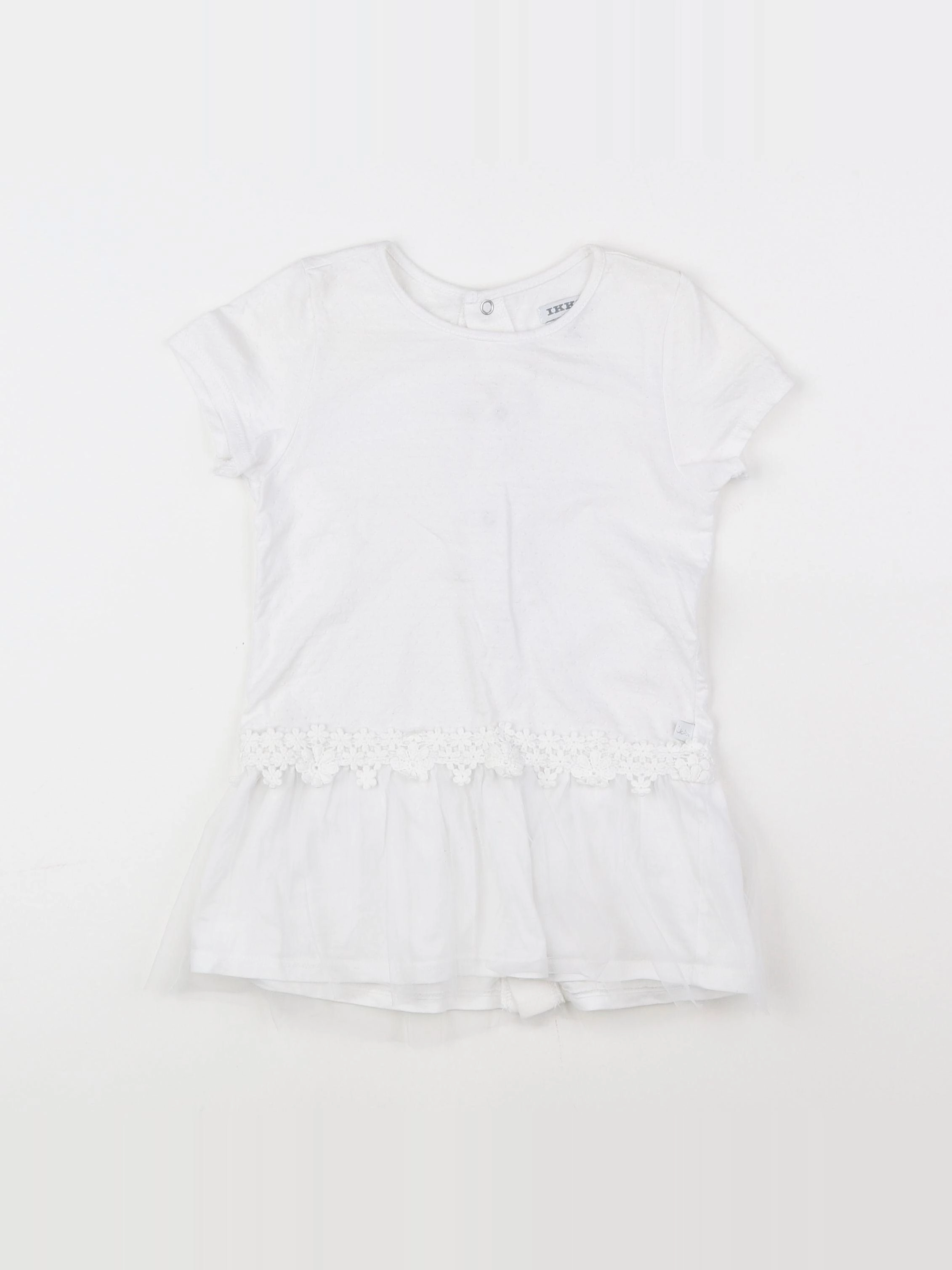 IKKS - robe blanc - 2 ans