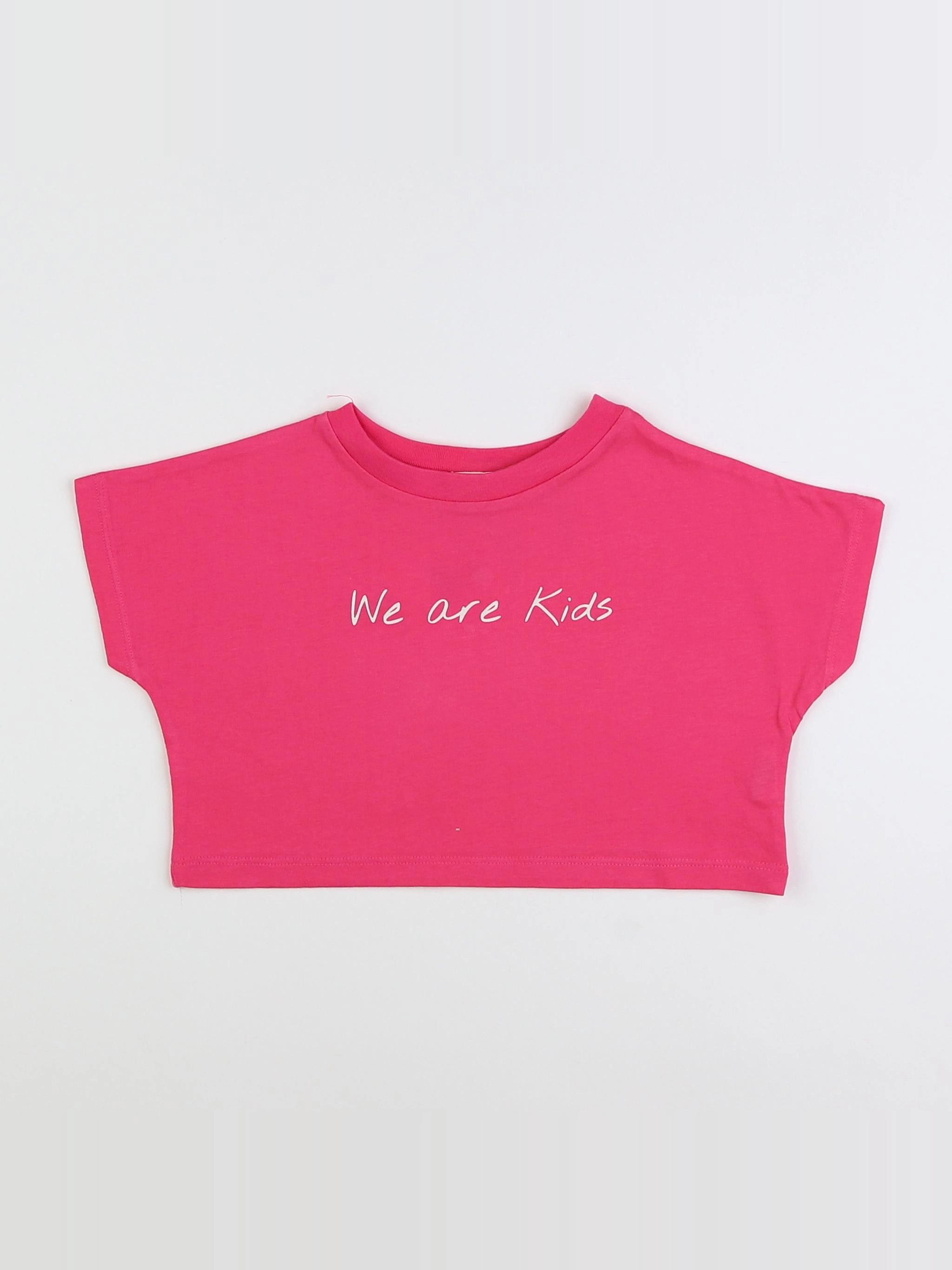 We are kids - crop top rose (neuf) - 18 mois à 2 ans