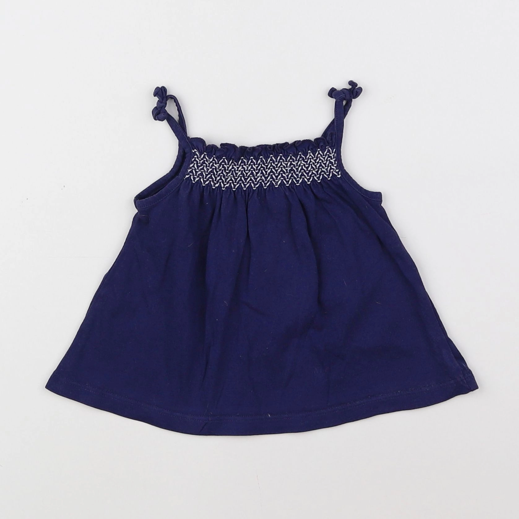 Boutchou - débardeur bleu - 6 mois