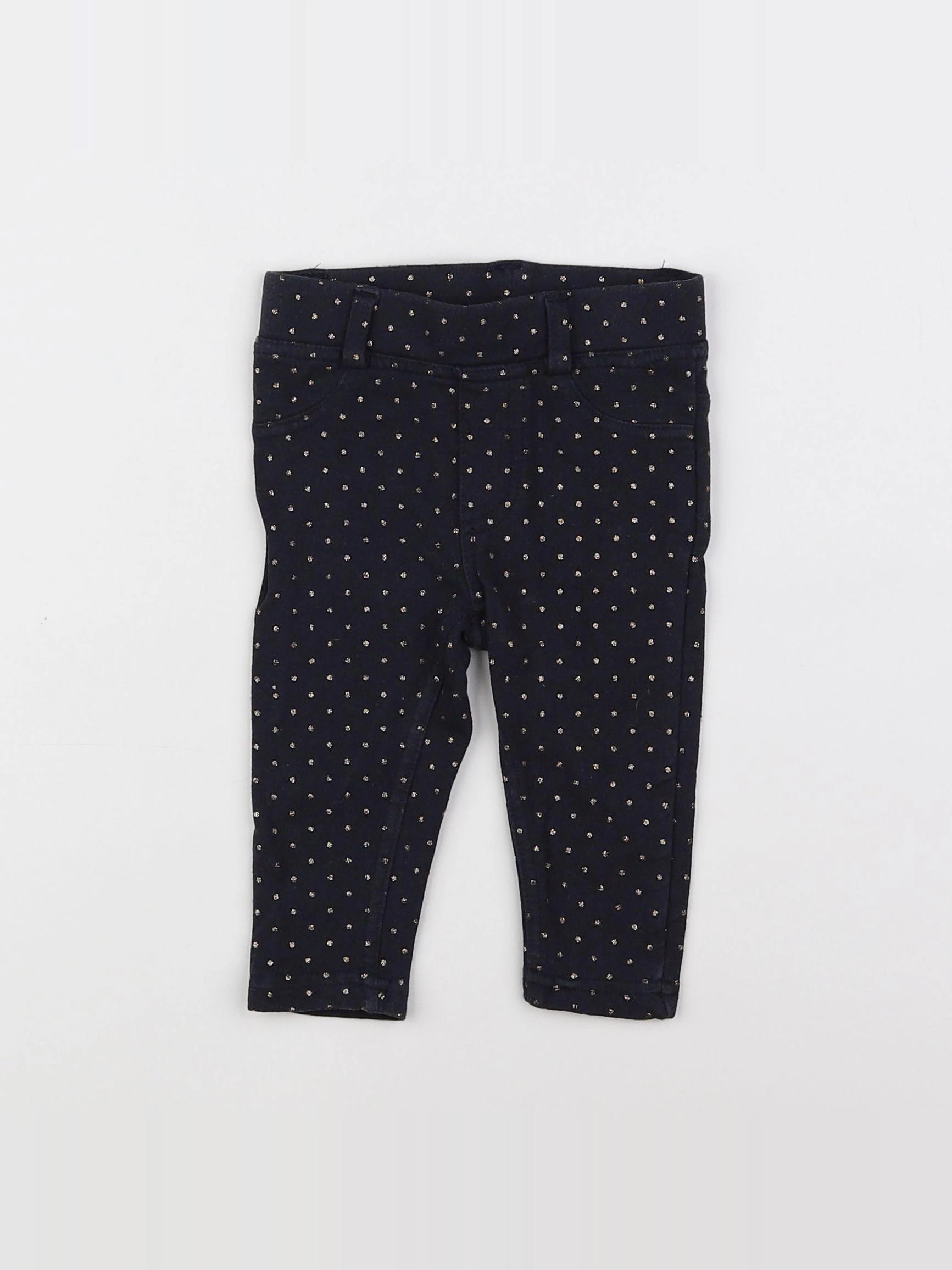 Boutchou - jegging noir - 6 mois