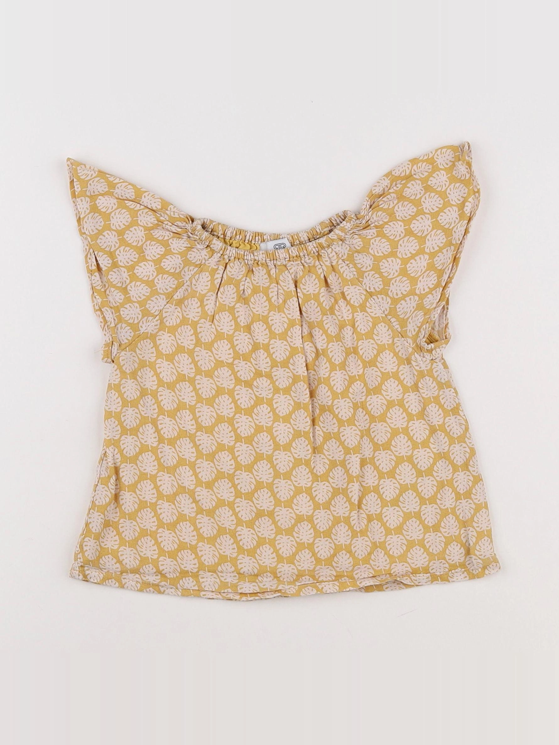 La Redoute - blouse jaune - 9 mois