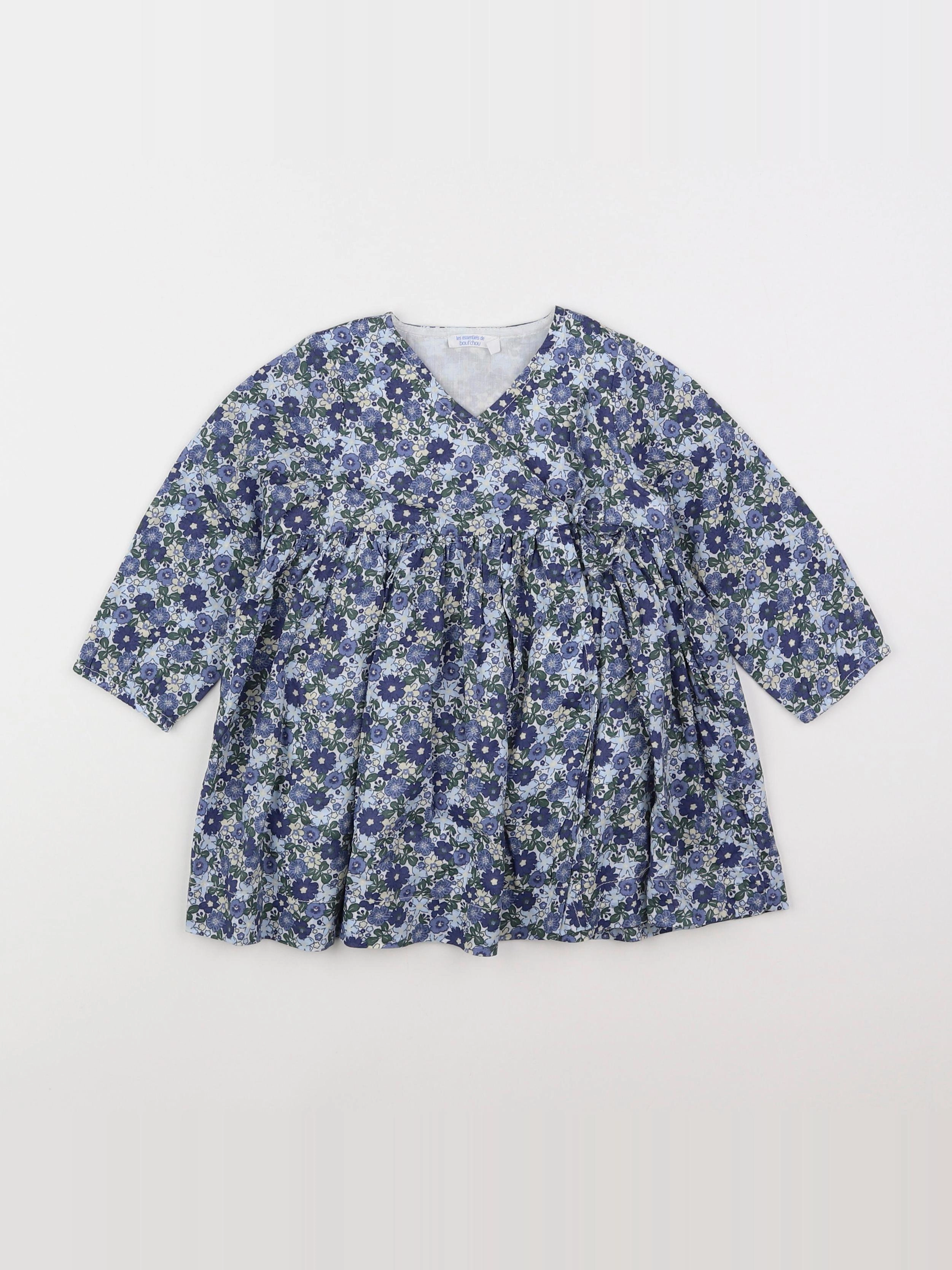 Boutchou - robe bleu - 12 mois